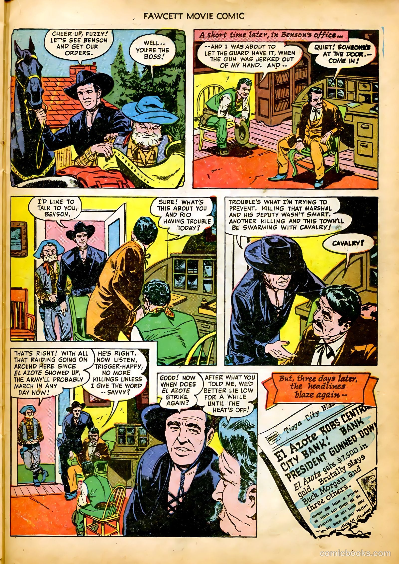 Fawcett Movie Comic #8 (1950) — page 23 of 36