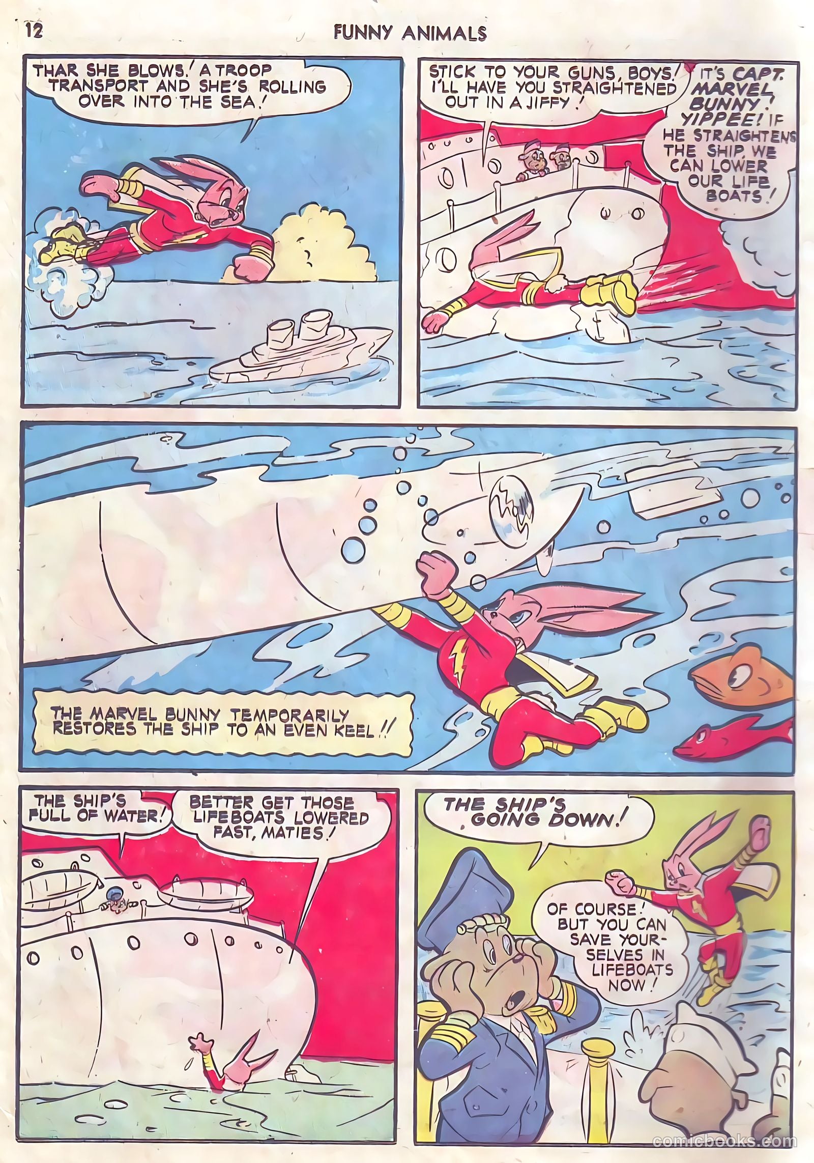 Fawcett's Funny Animals #10 (1943) — page 12