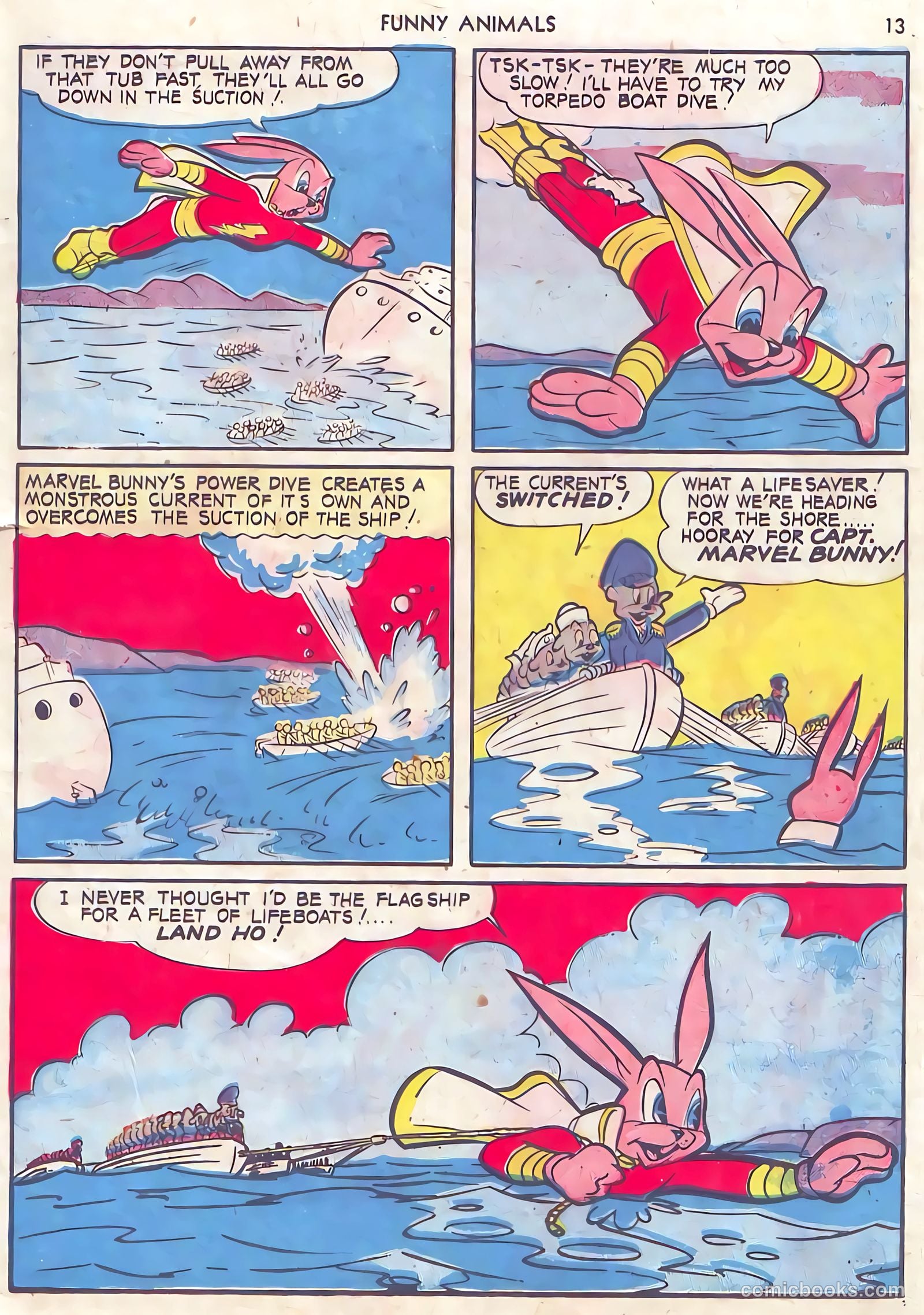 Fawcett's Funny Animals #10 (1943) — page 13