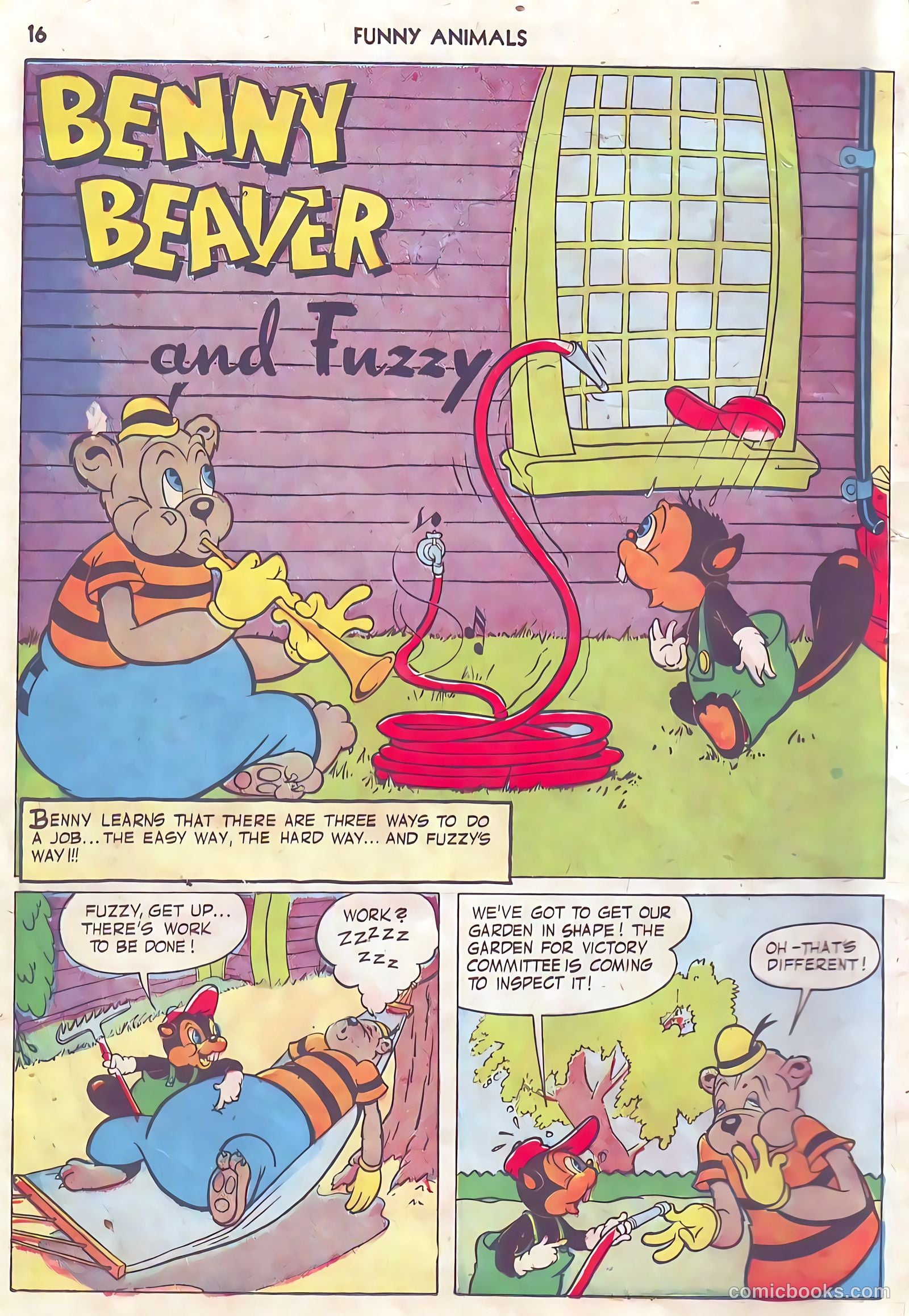 Fawcett's Funny Animals #10 (1943) — page 16