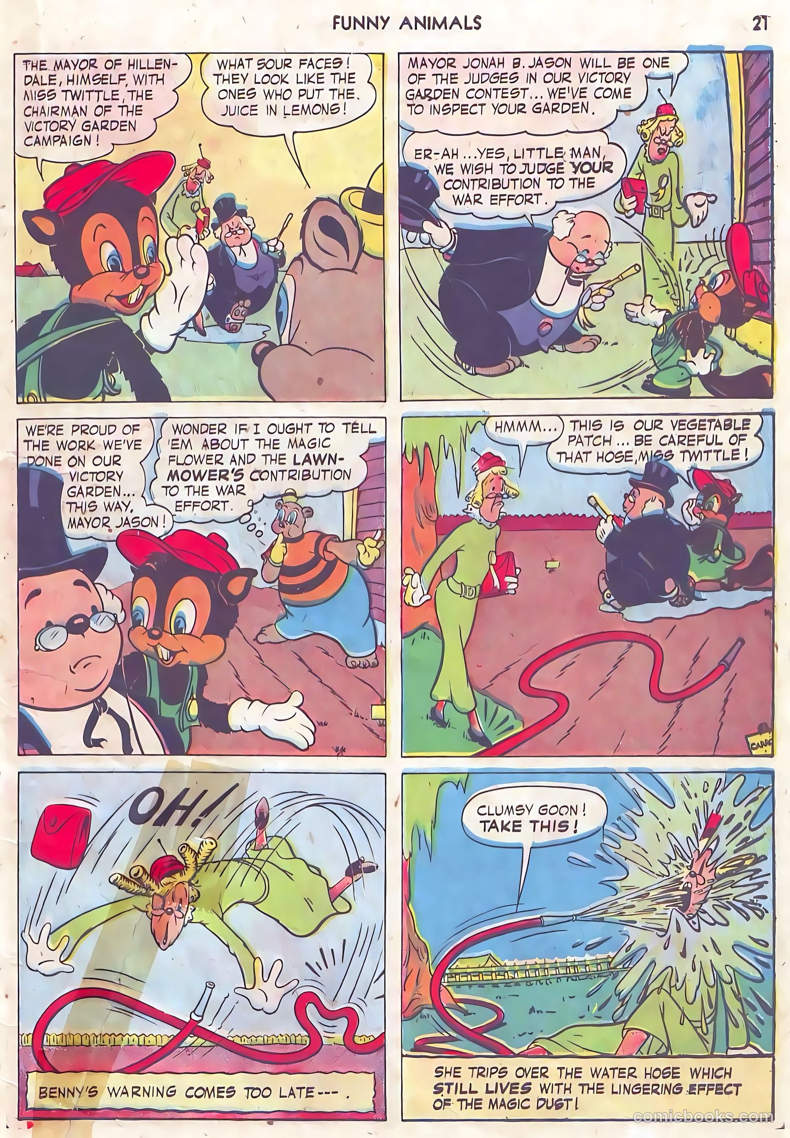 Fawcett's Funny Animals #10 (1943) — page 21