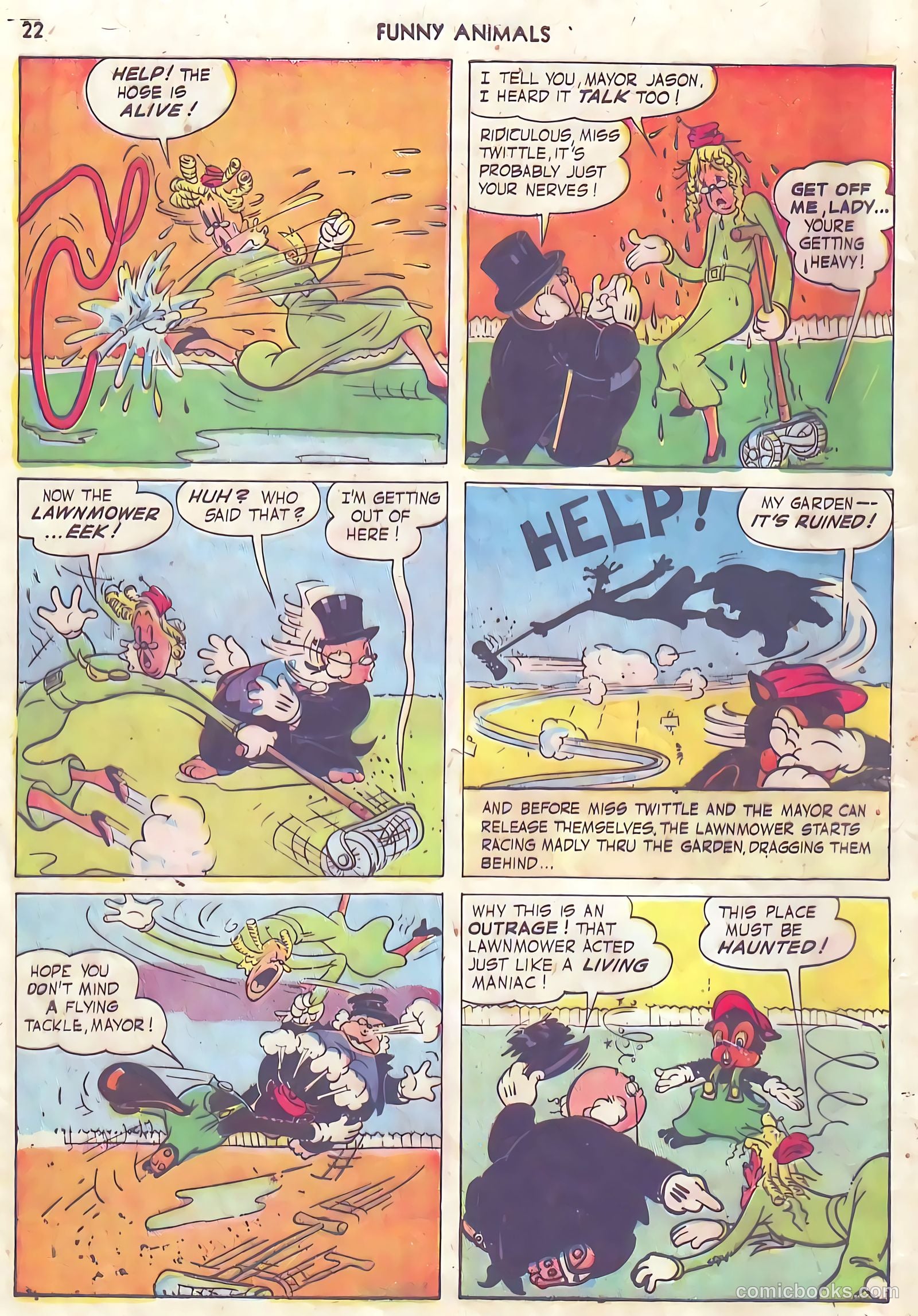 Fawcett's Funny Animals #10 (1943) — page 22