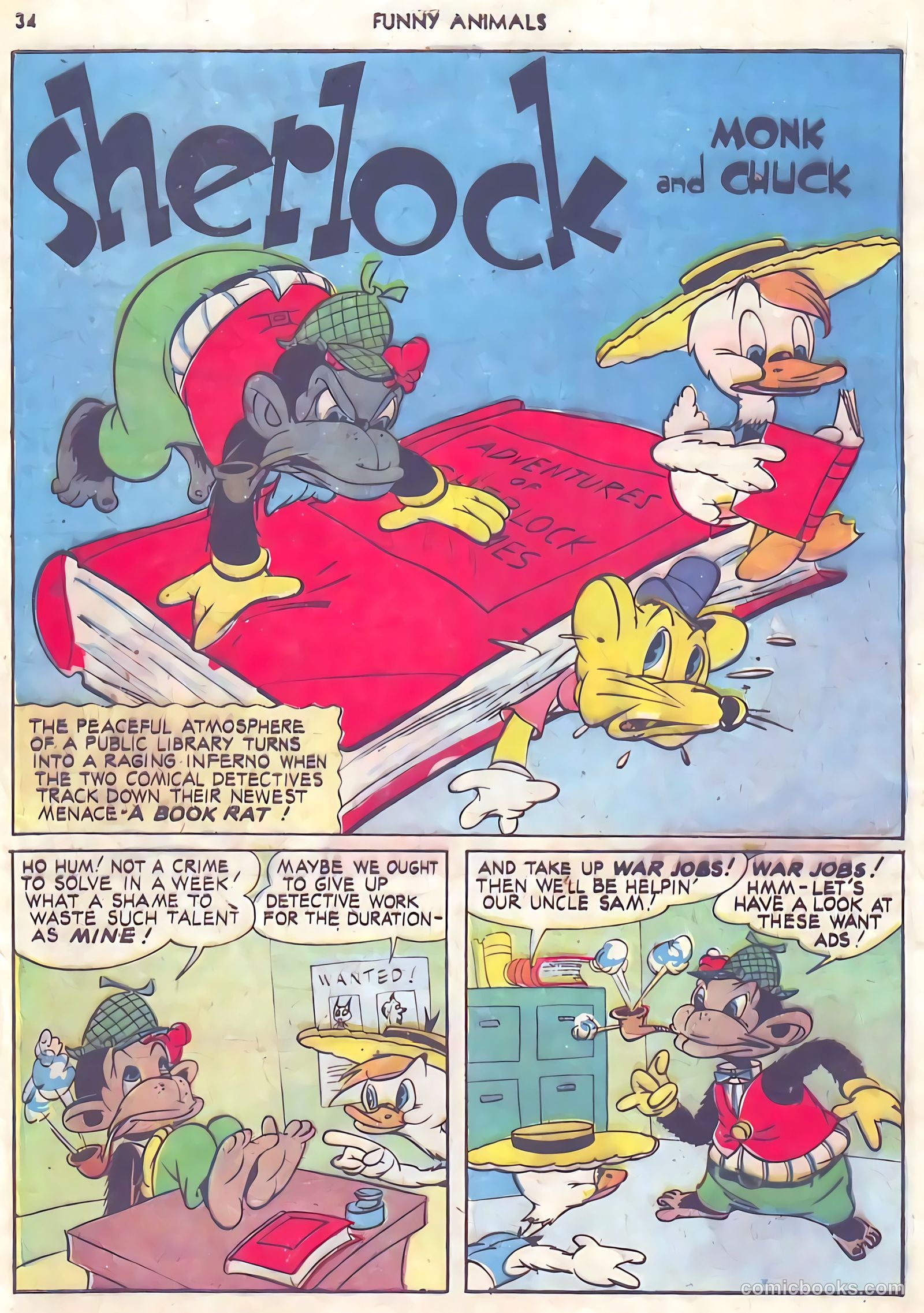 Fawcett's Funny Animals #10 (1943) — page 34