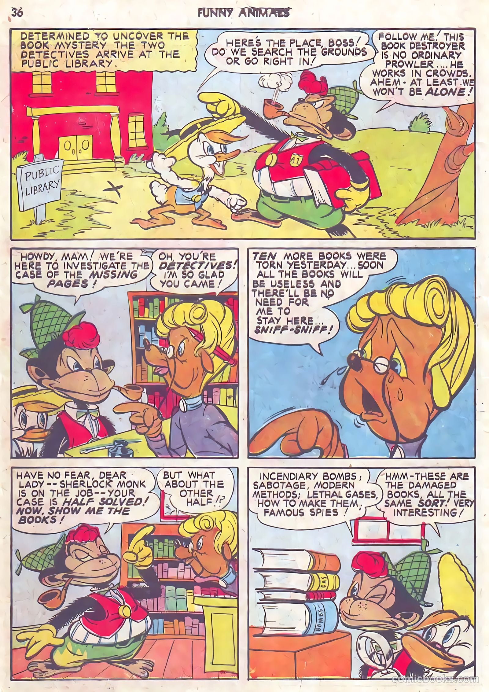 Fawcett's Funny Animals #10 (1943) — page 36