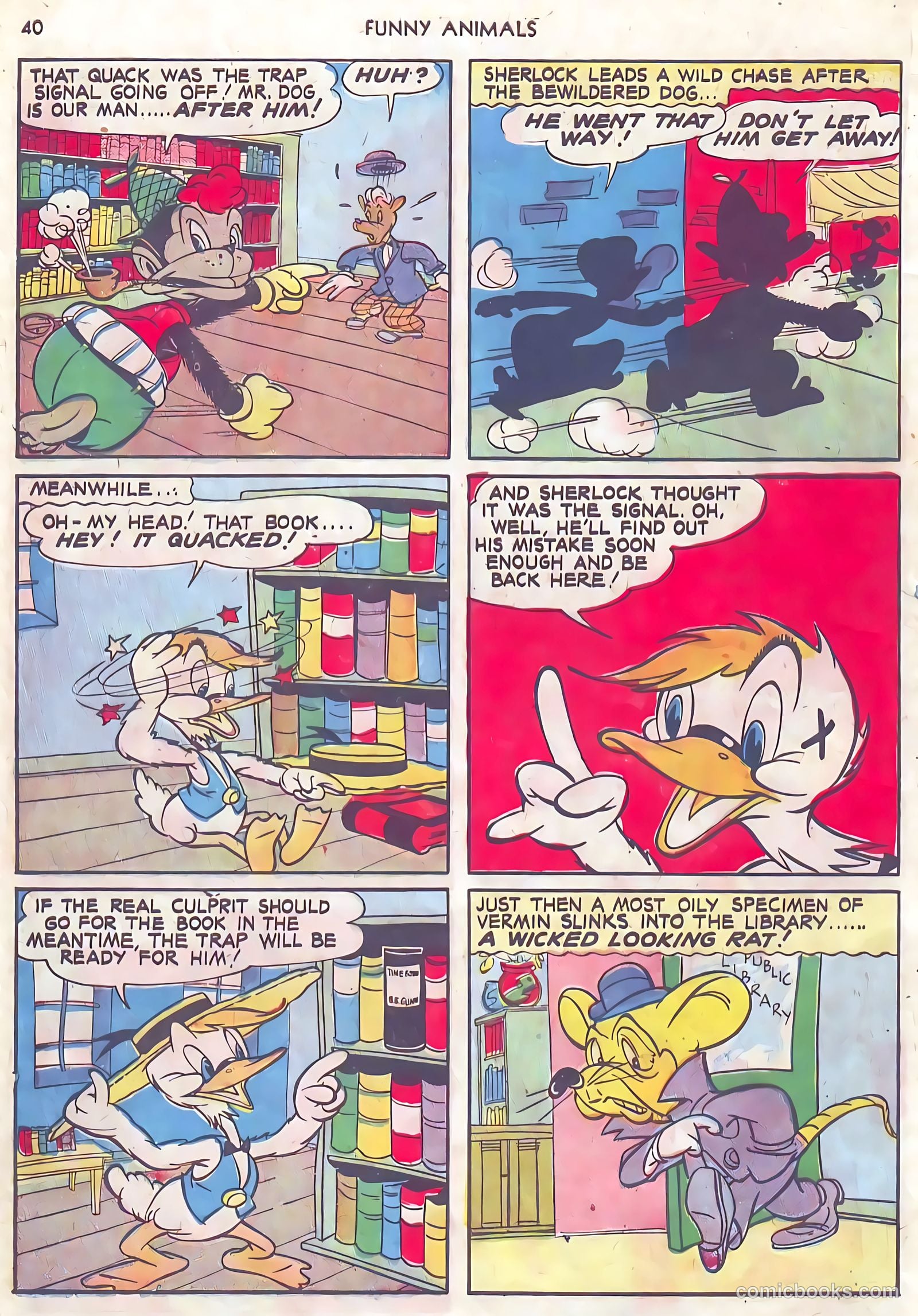 Fawcett's Funny Animals #10 (1943) — page 40