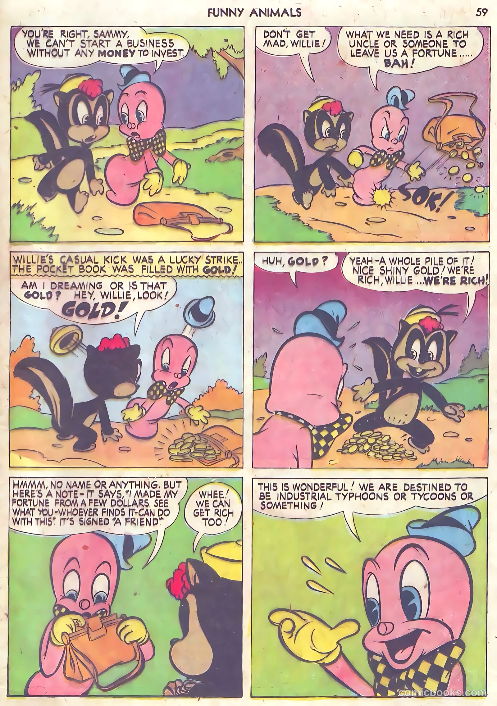 Fawcett's Funny Animals #10 (1943) — page 59