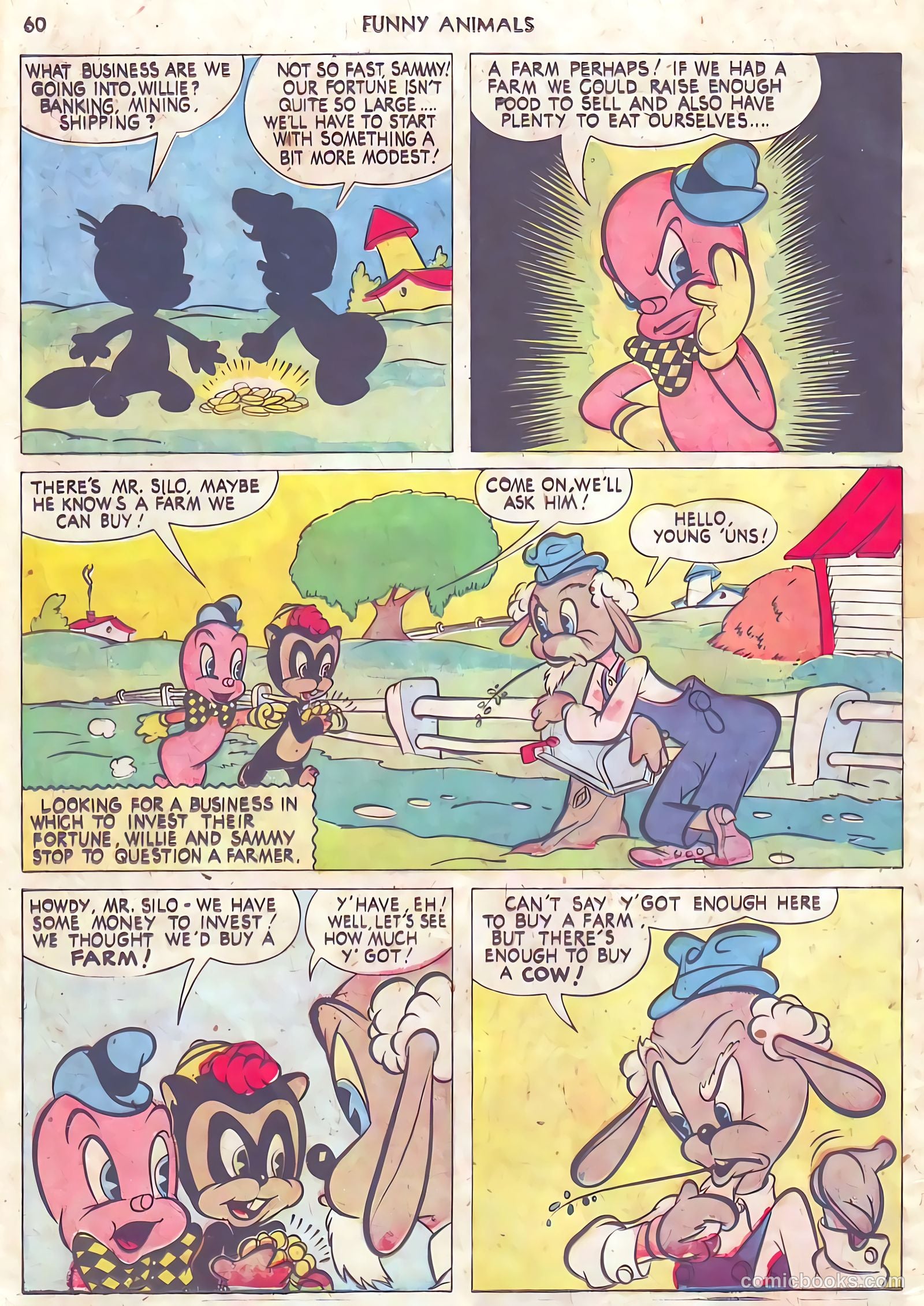 Fawcett's Funny Animals #10 (1943) — page 60