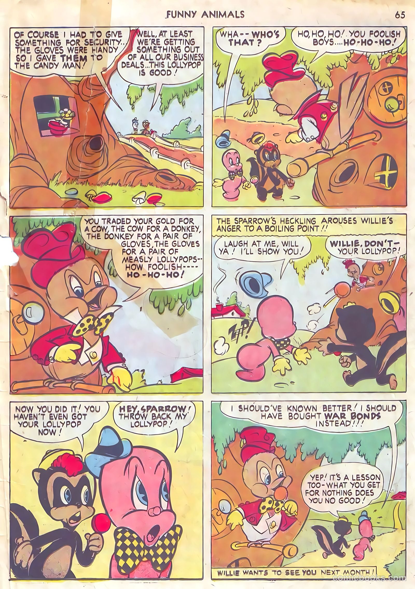 Fawcett's Funny Animals #10 (1943) — page 65