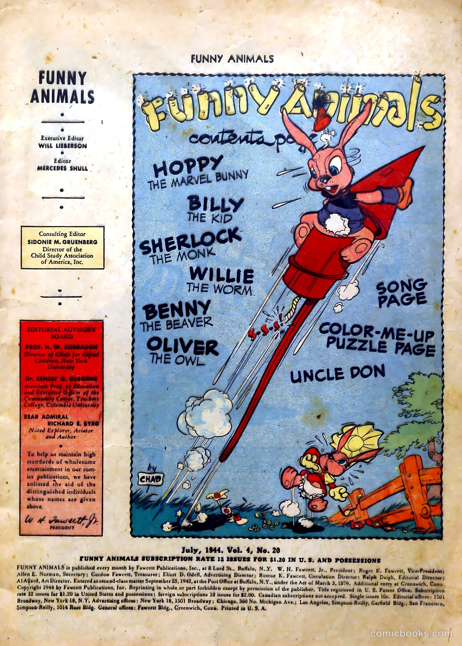 Fawcett's Funny Animals #20 (1944) — page 2 of 37
