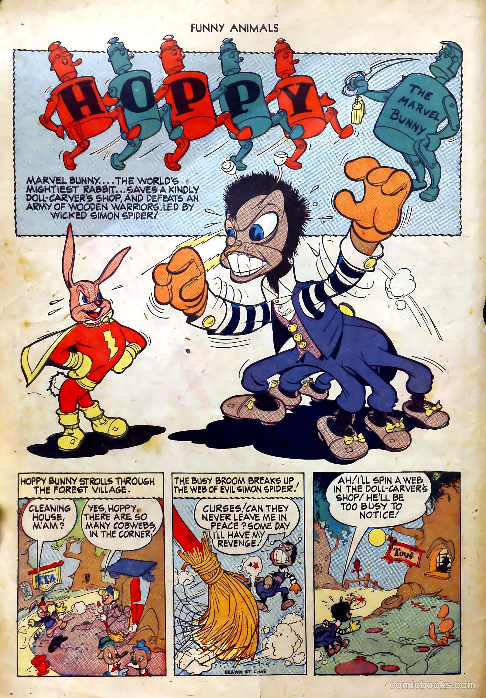 Fawcett's Funny Animals #20 (1944) — page 3 of 37