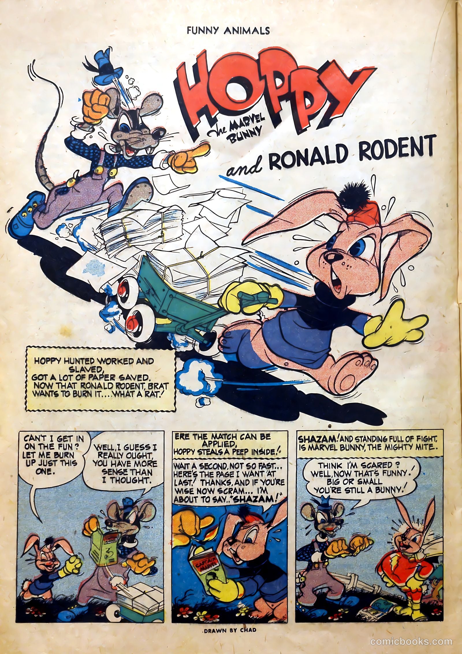 Fawcett's Funny Animals #20 (1944) — page 21 of 37