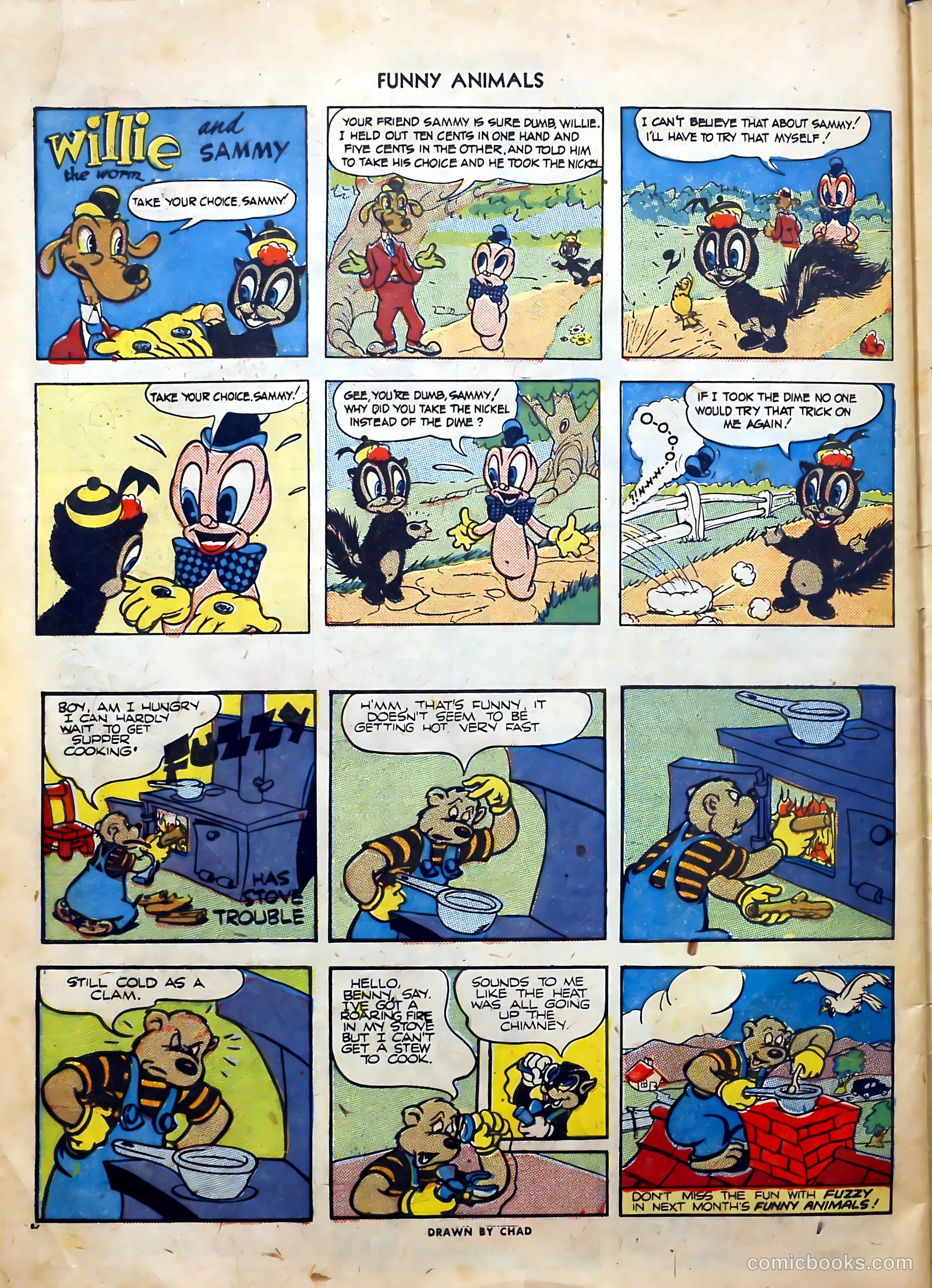 Fawcett's Funny Animals #20 (1944) — page 35 of 37