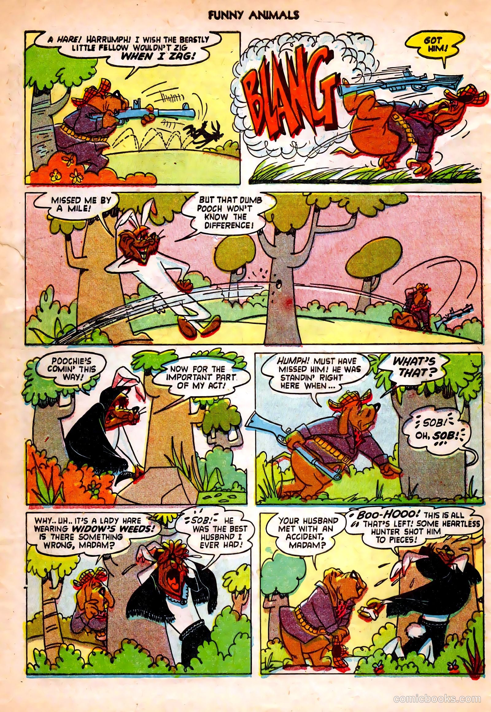 Fawcett's Funny Animals #83 (1954) — page 6 of 32