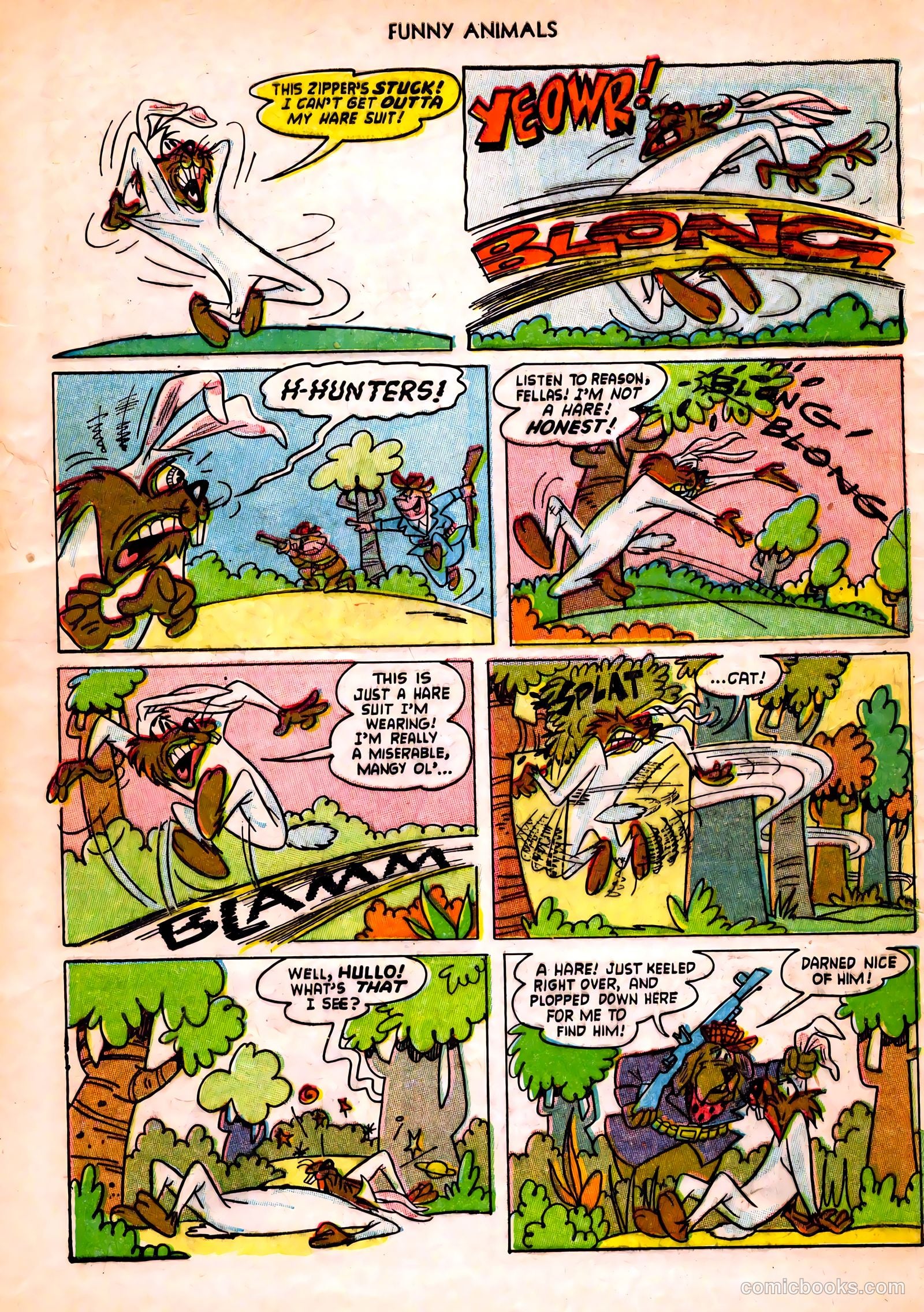 Fawcett's Funny Animals #83 (1954) — page 8 of 32