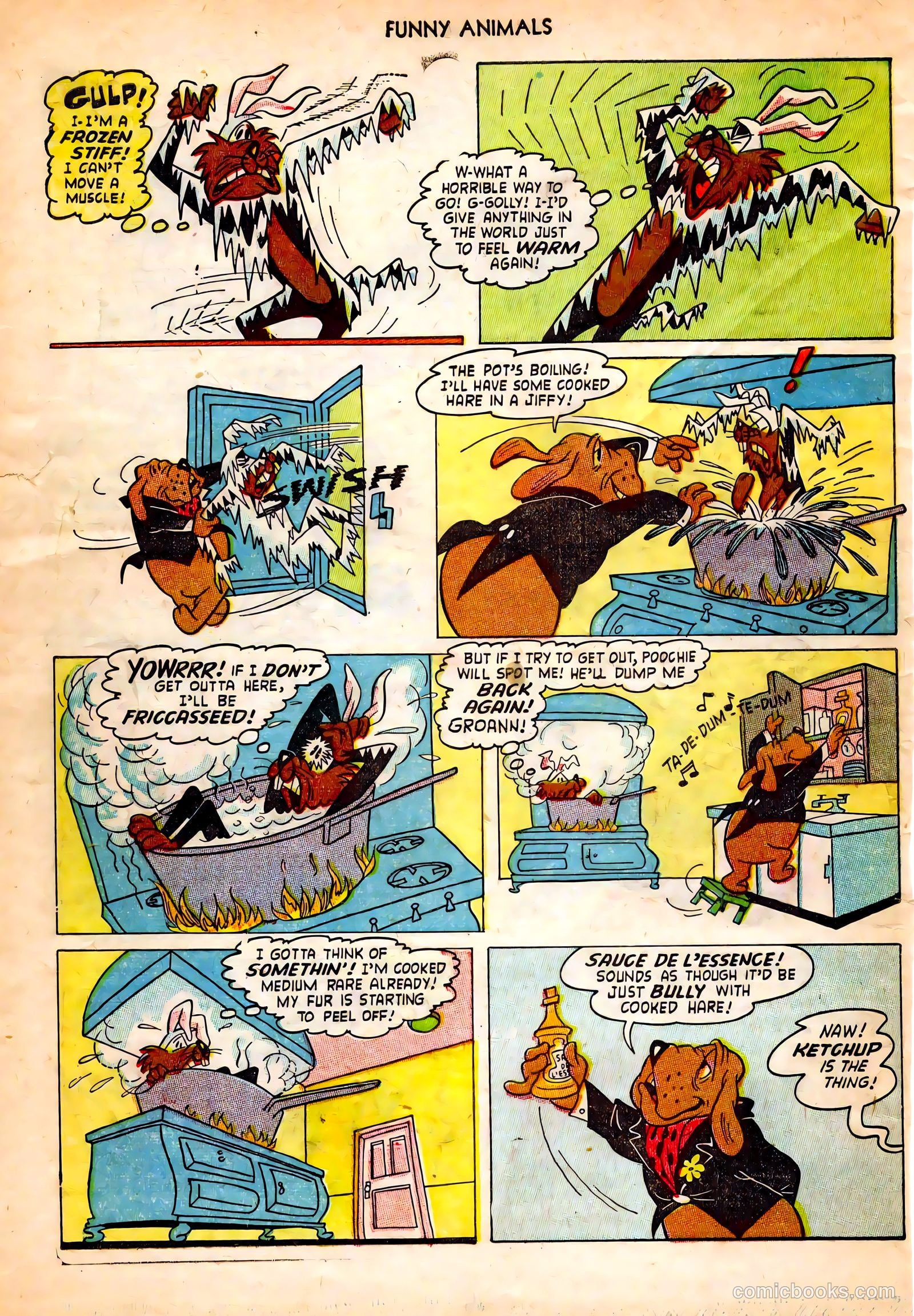 Fawcett's Funny Animals #83 (1954) — page 10 of 32