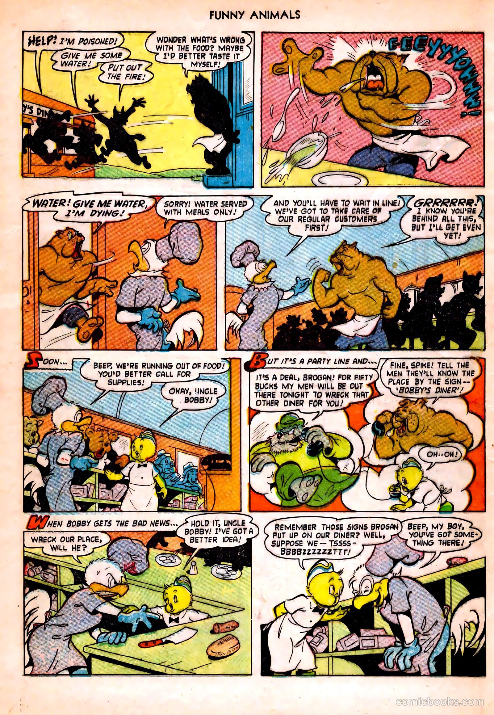 Fawcett's Funny Animals #83 (1954) — page 16 of 32