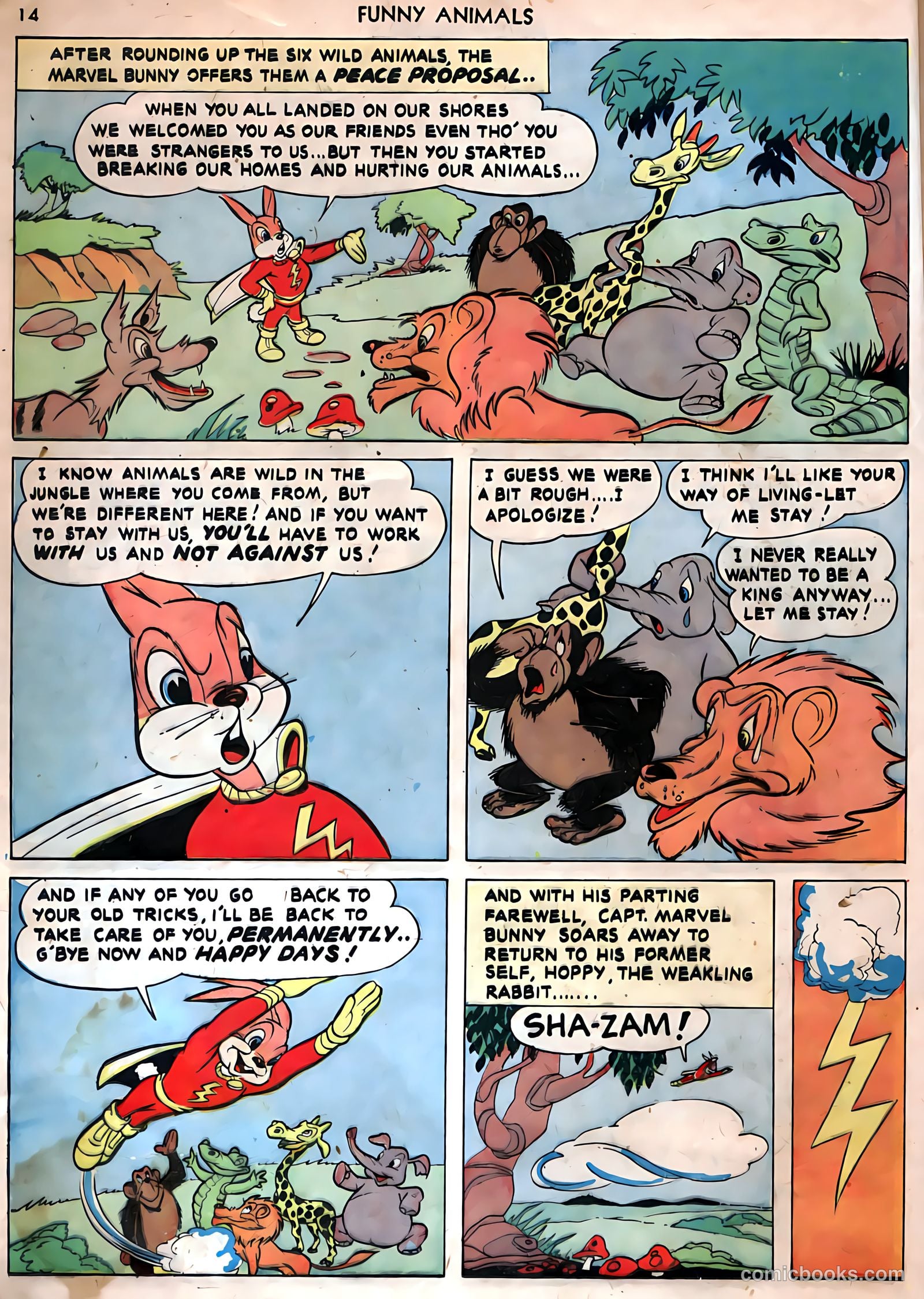 Fawcett's Funny Animals #9 (1943) — page 12