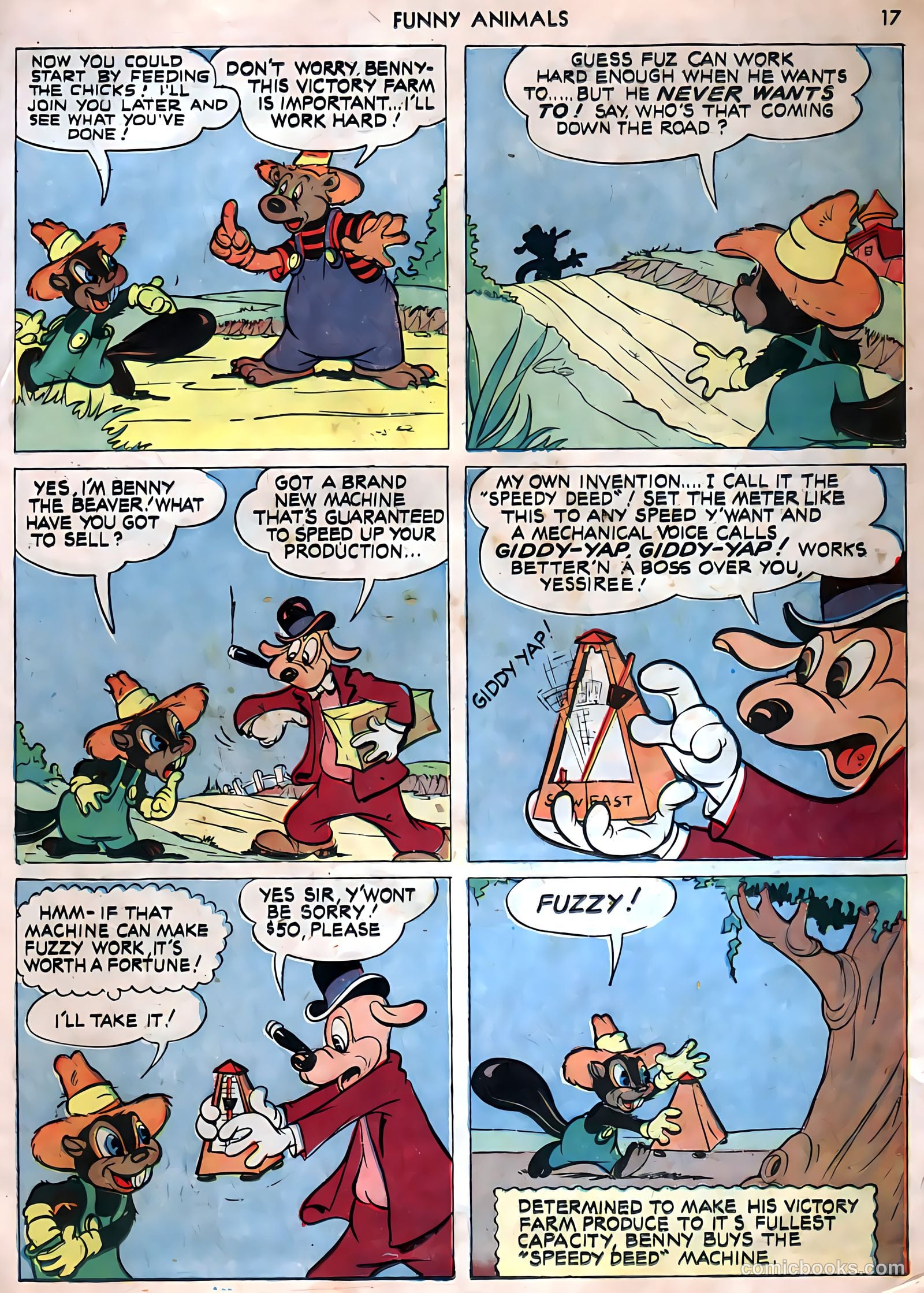Fawcett's Funny Animals #9 (1943) — page 15