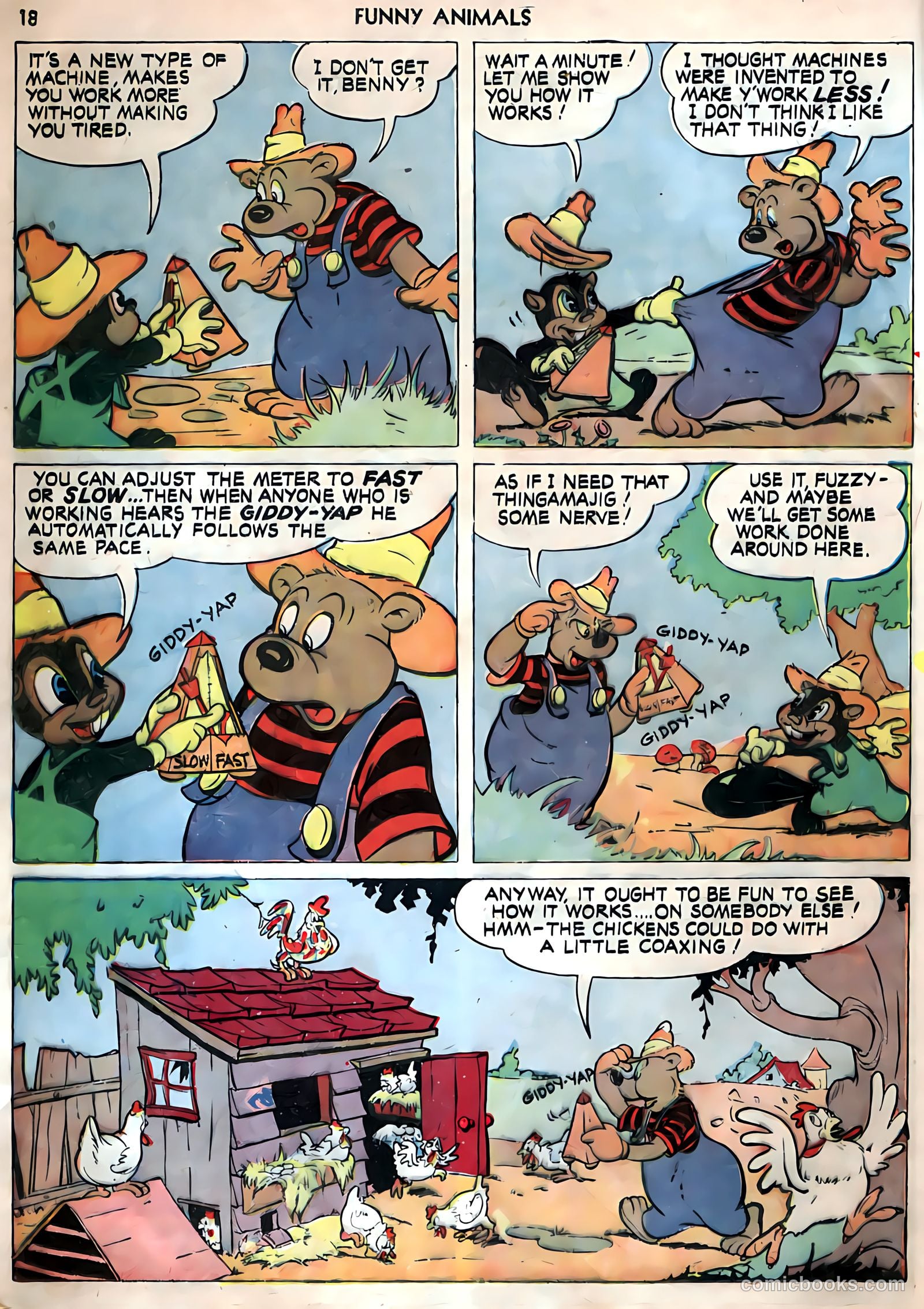 Fawcett's Funny Animals #9 (1943) — page 16
