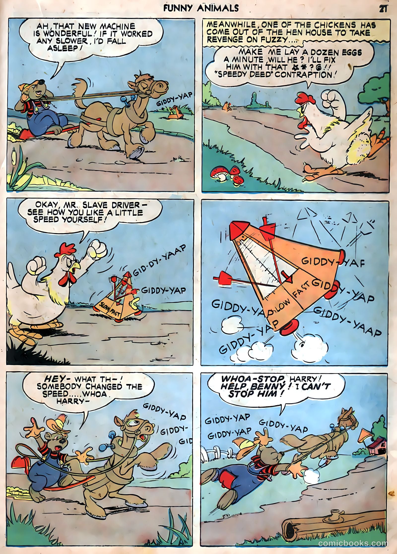 Fawcett's Funny Animals #9 (1943) — page 19