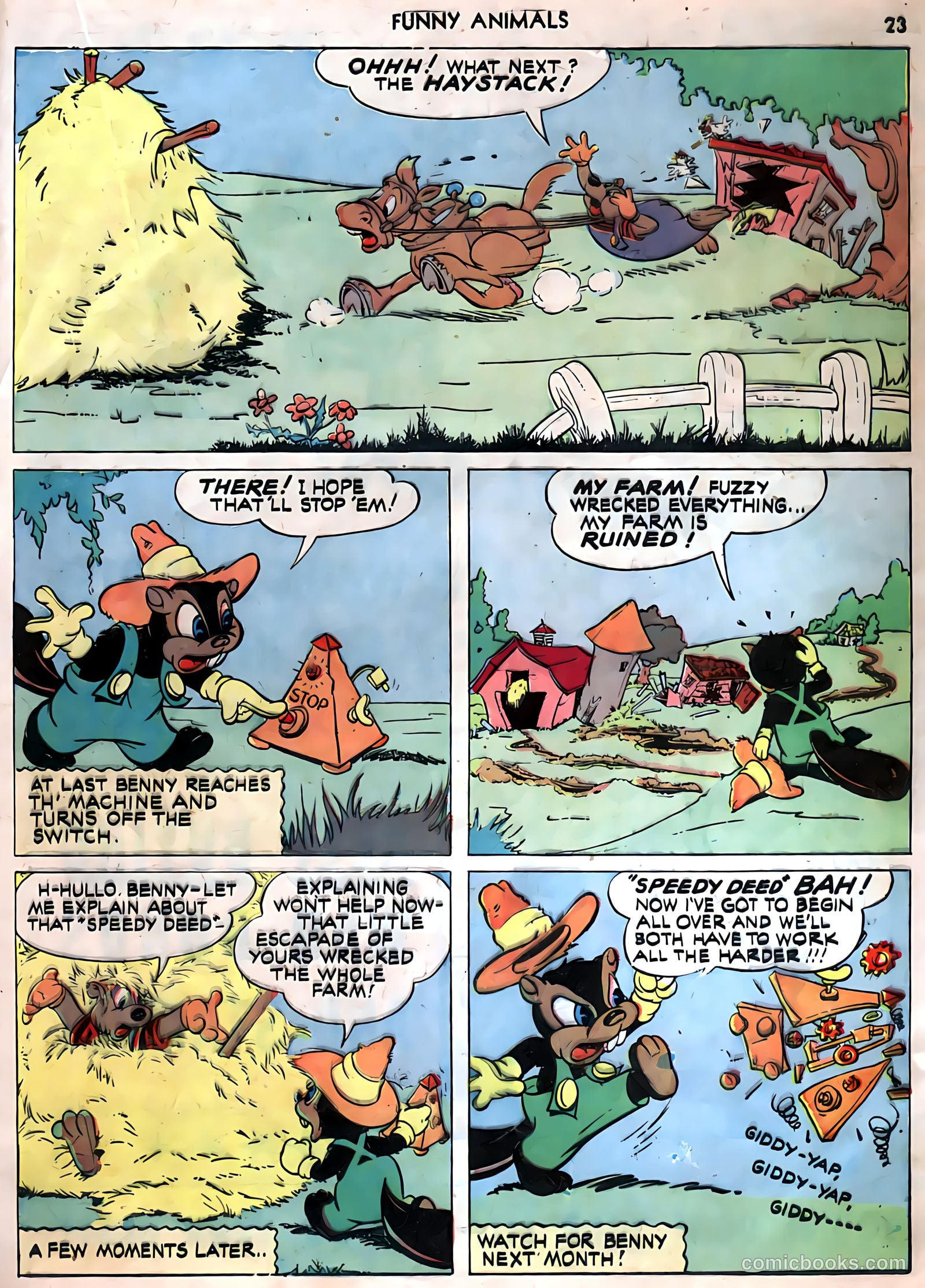 Fawcett's Funny Animals #9 (1943) — page 21