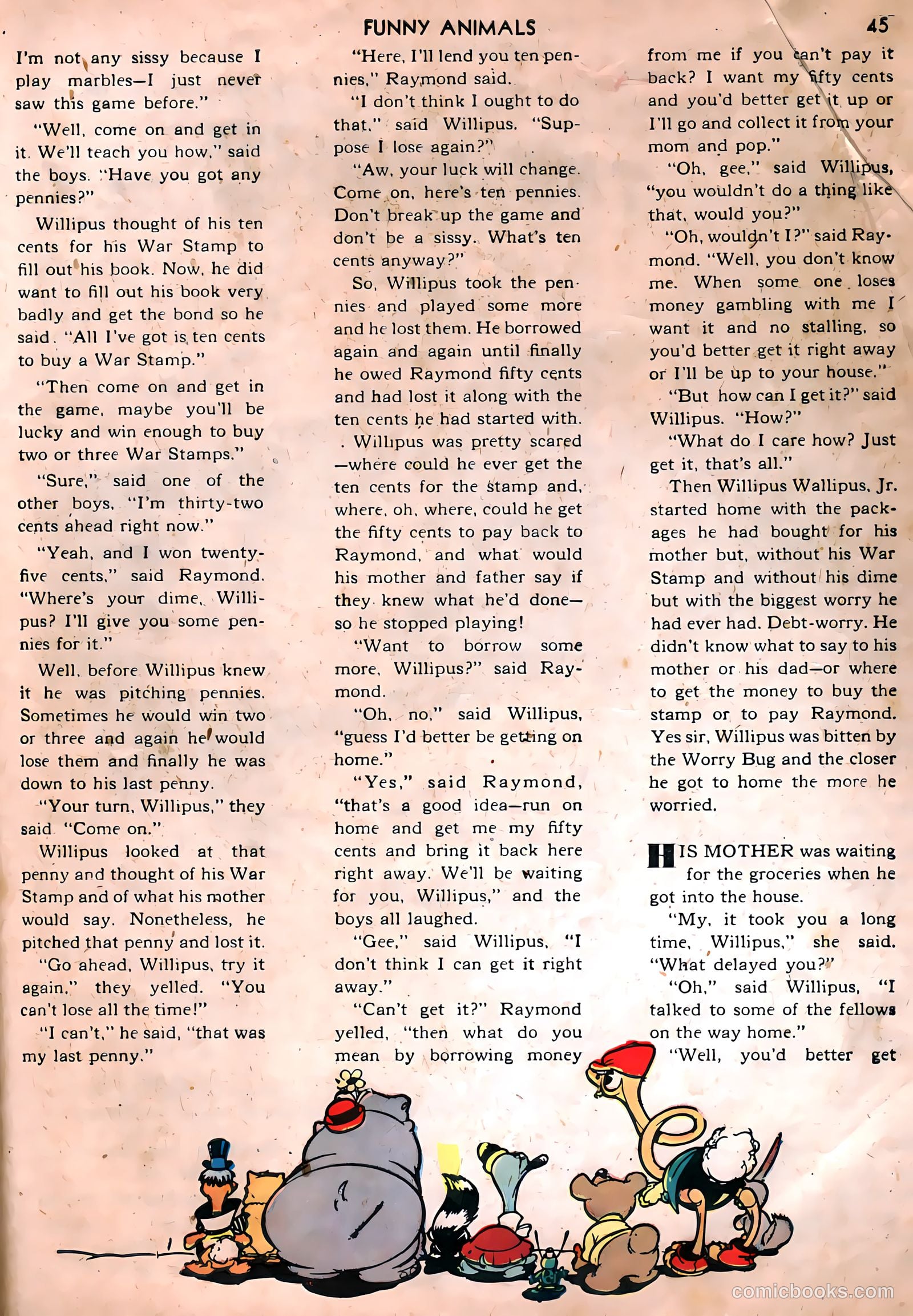 Fawcett's Funny Animals #9 (1943) — page 43