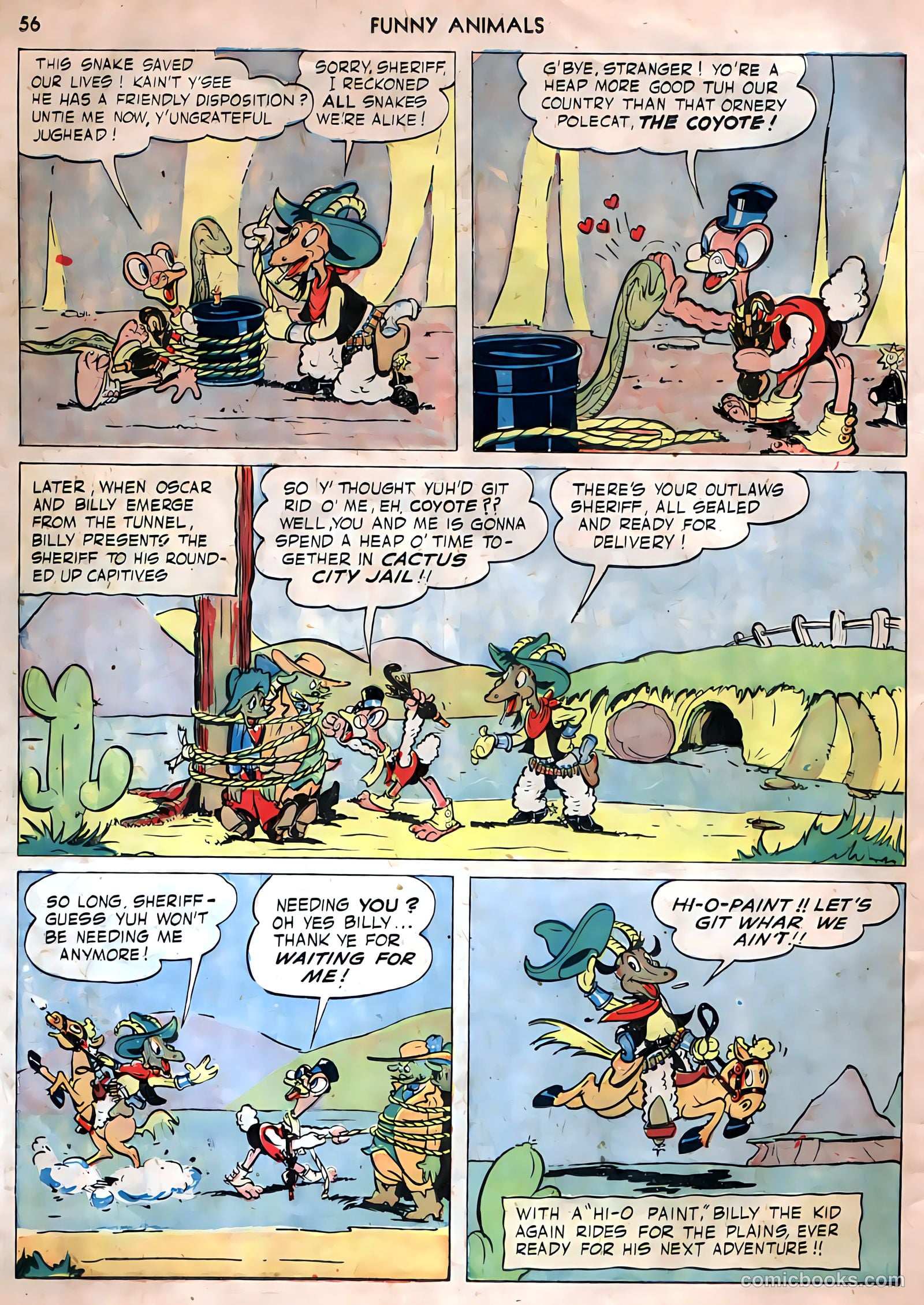 Fawcett's Funny Animals #9 (1943) — page 54