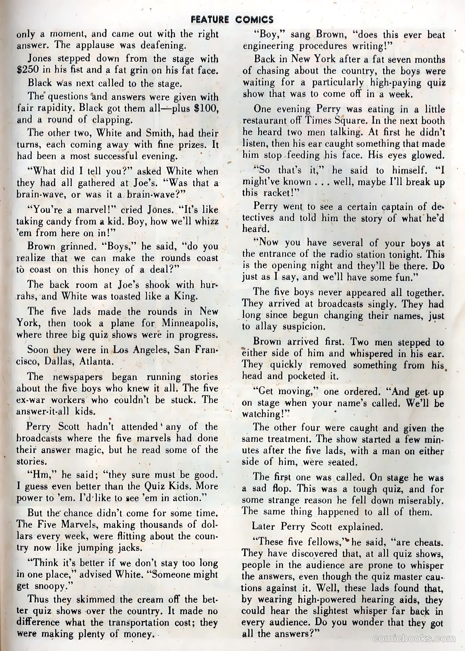 Feature Comics #110 (1947) — page 37 of 52