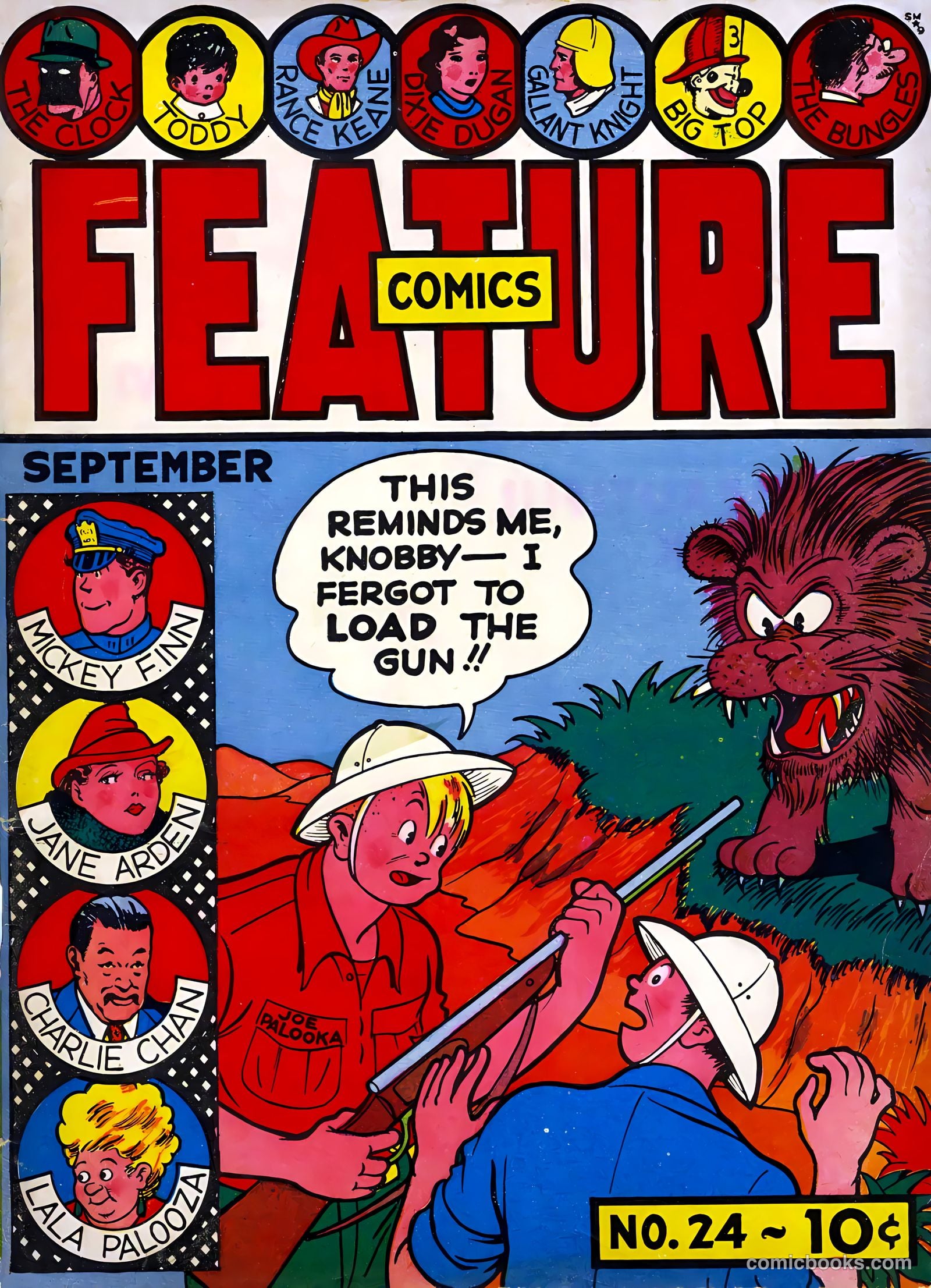 Feature Comics #24 (1939) — page 1