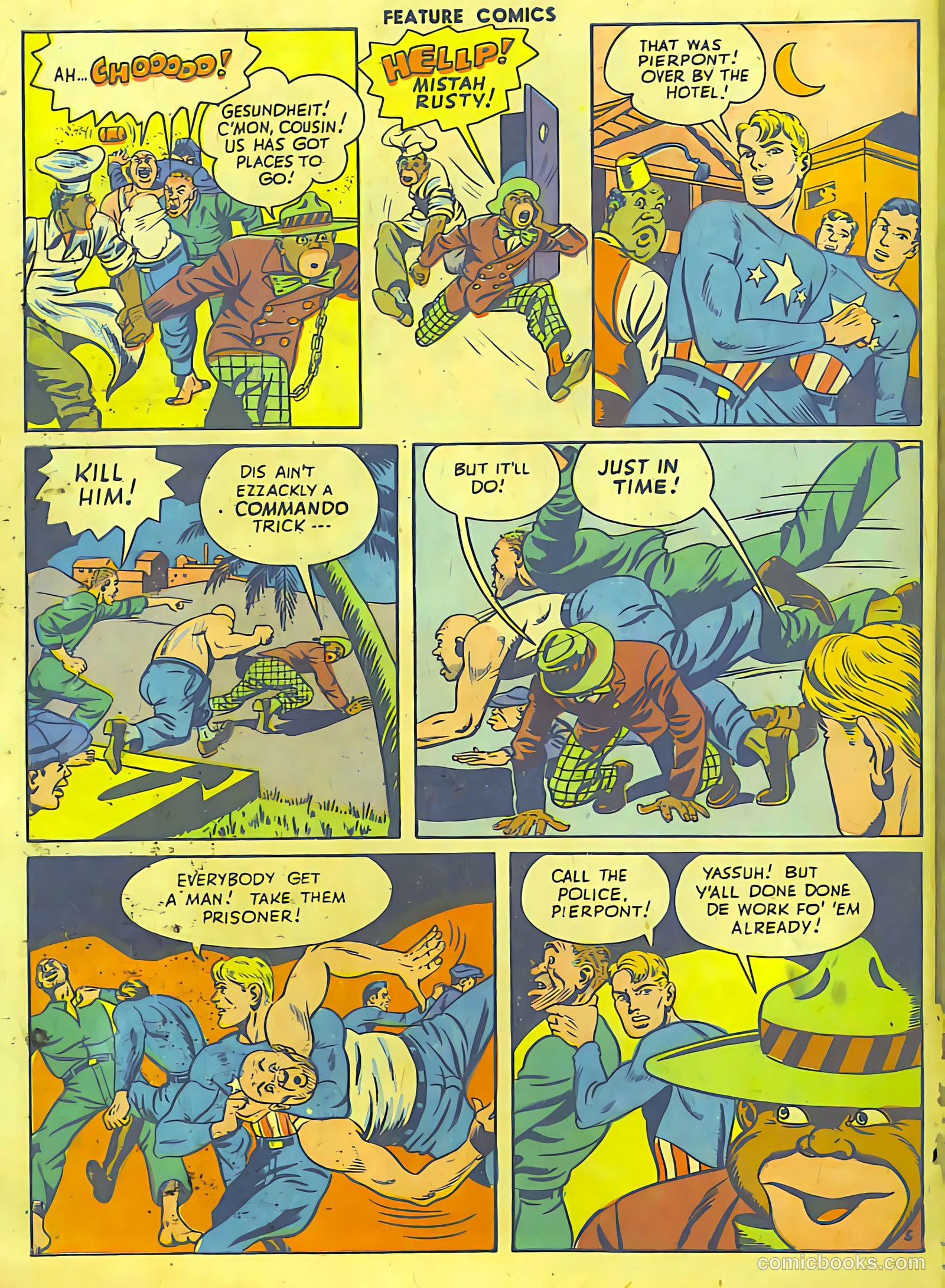 Feature Comics #77 (1944) — page 19 of 21