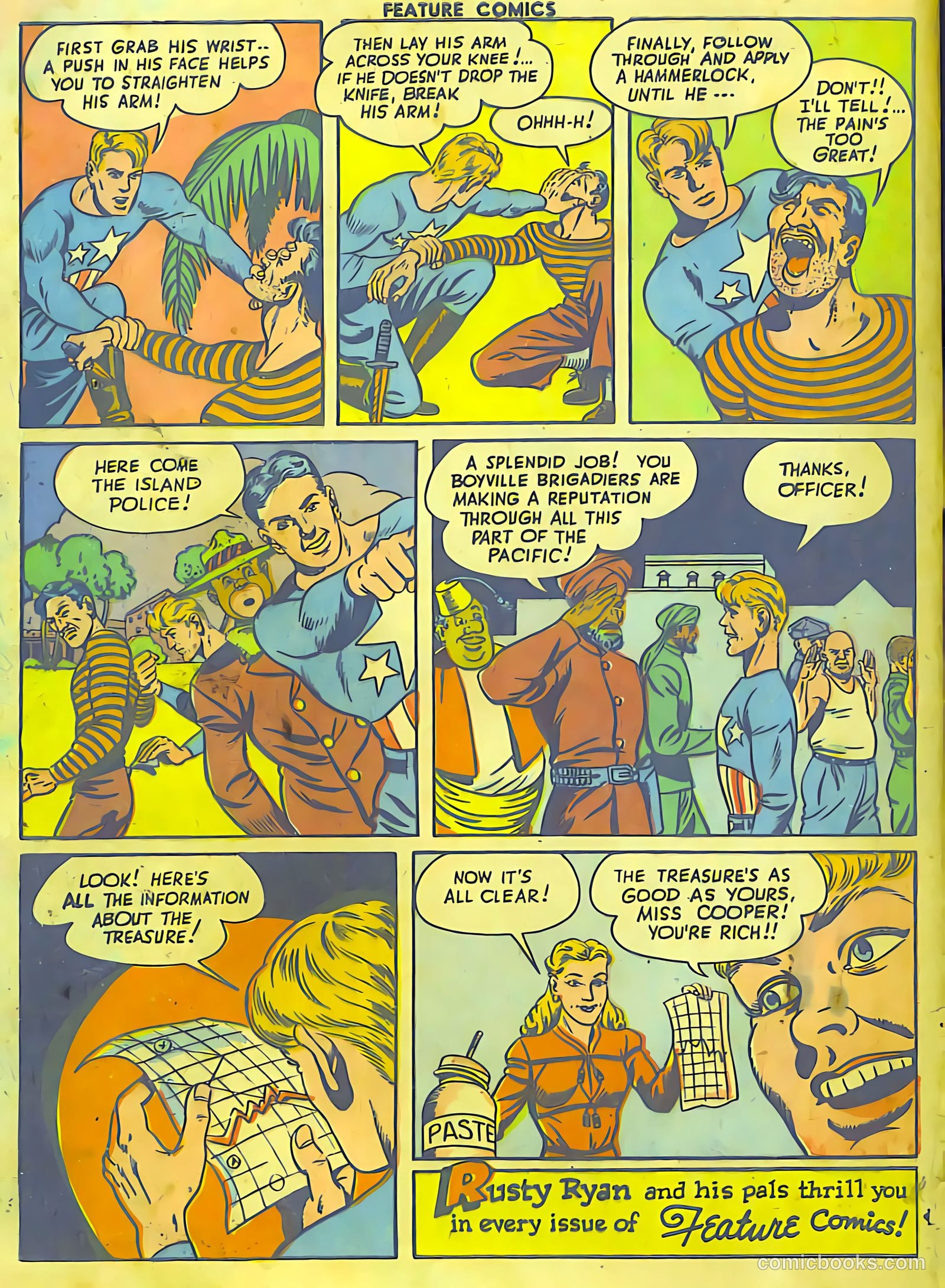 Feature Comics #77 (1944) — page 21 of 21