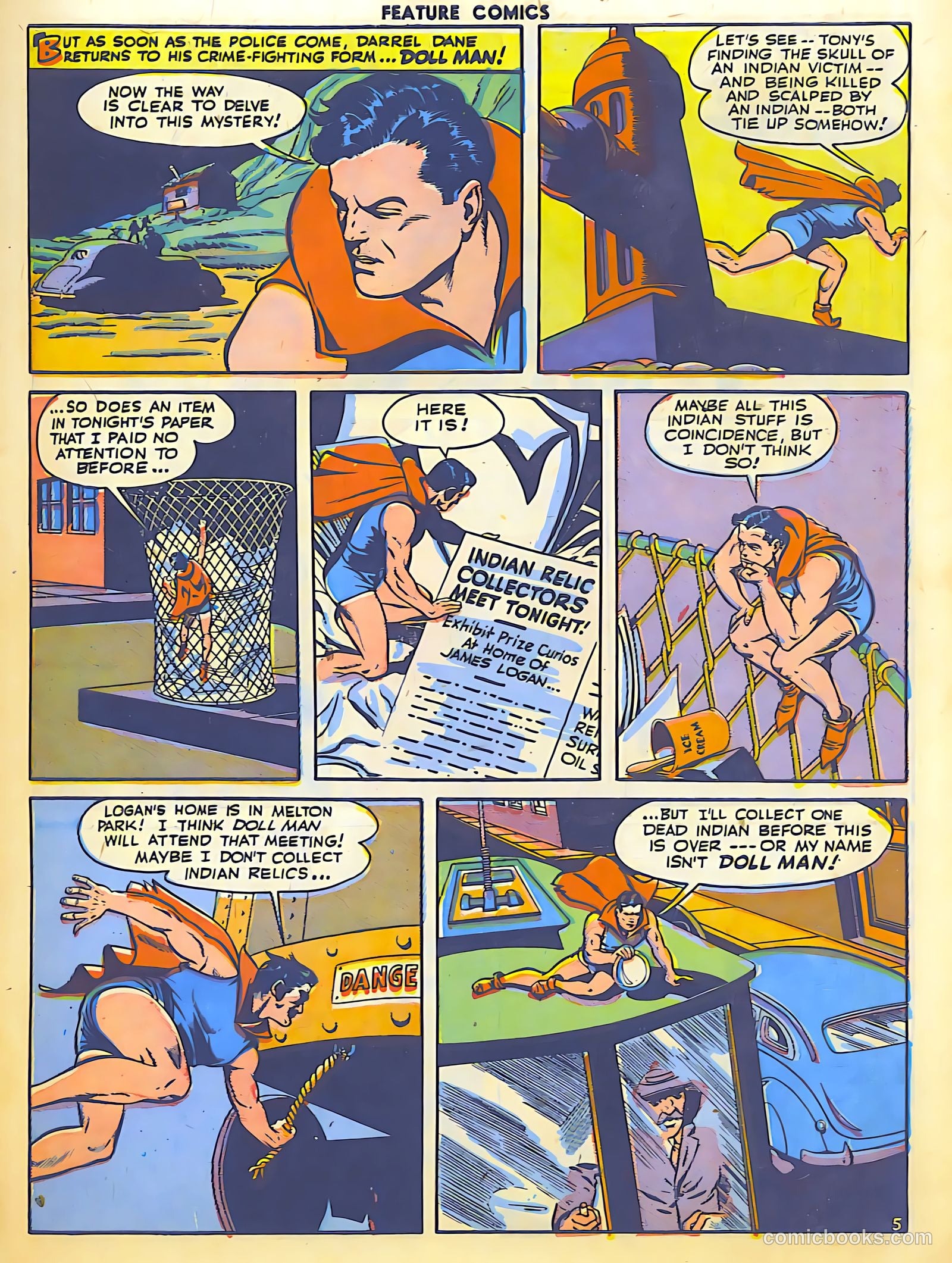 Feature Comics #82 (1944) — page 6 of 55