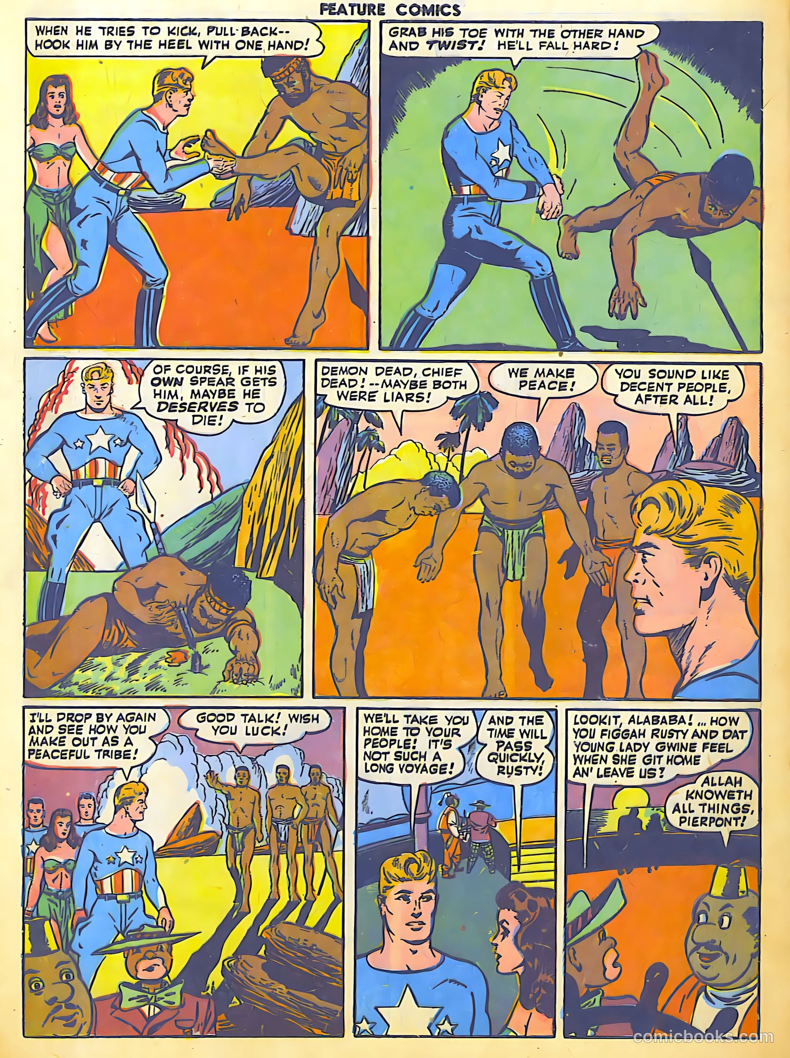 Feature Comics #82 (1944) — page 55 of 55