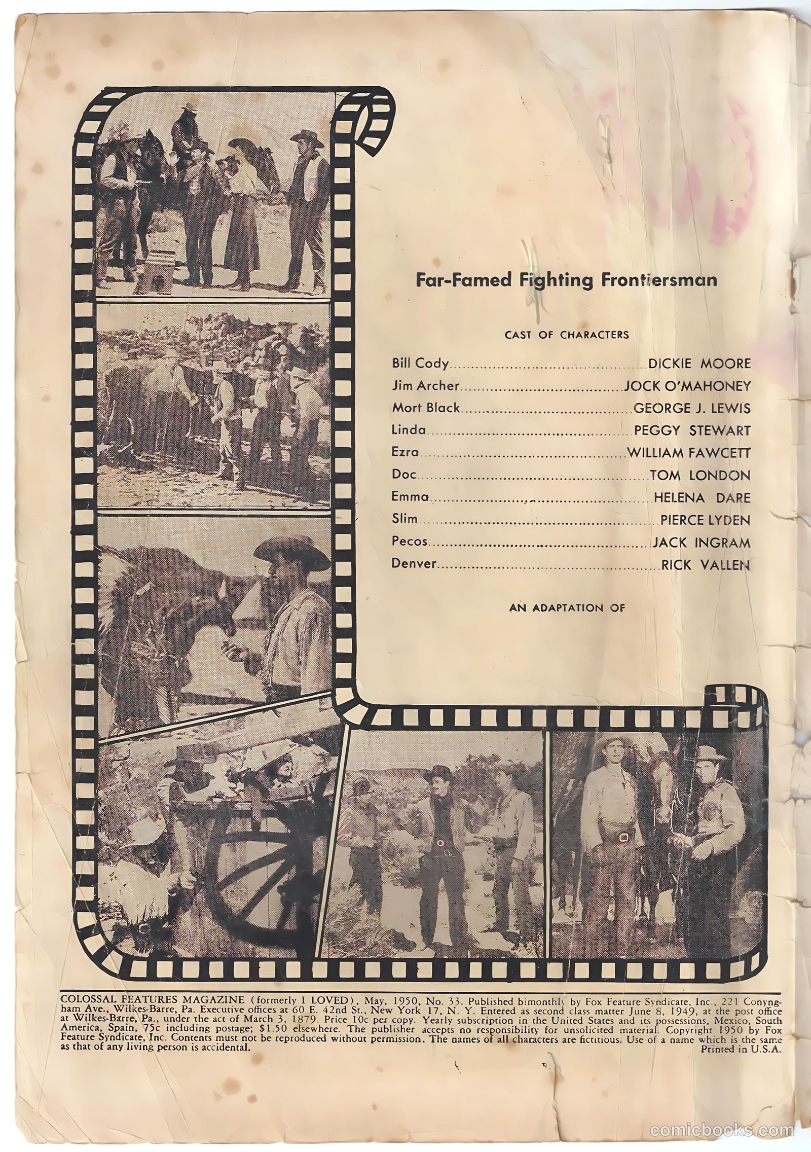 Feature Stories Magazine #1 (1951) — page 2 of 36