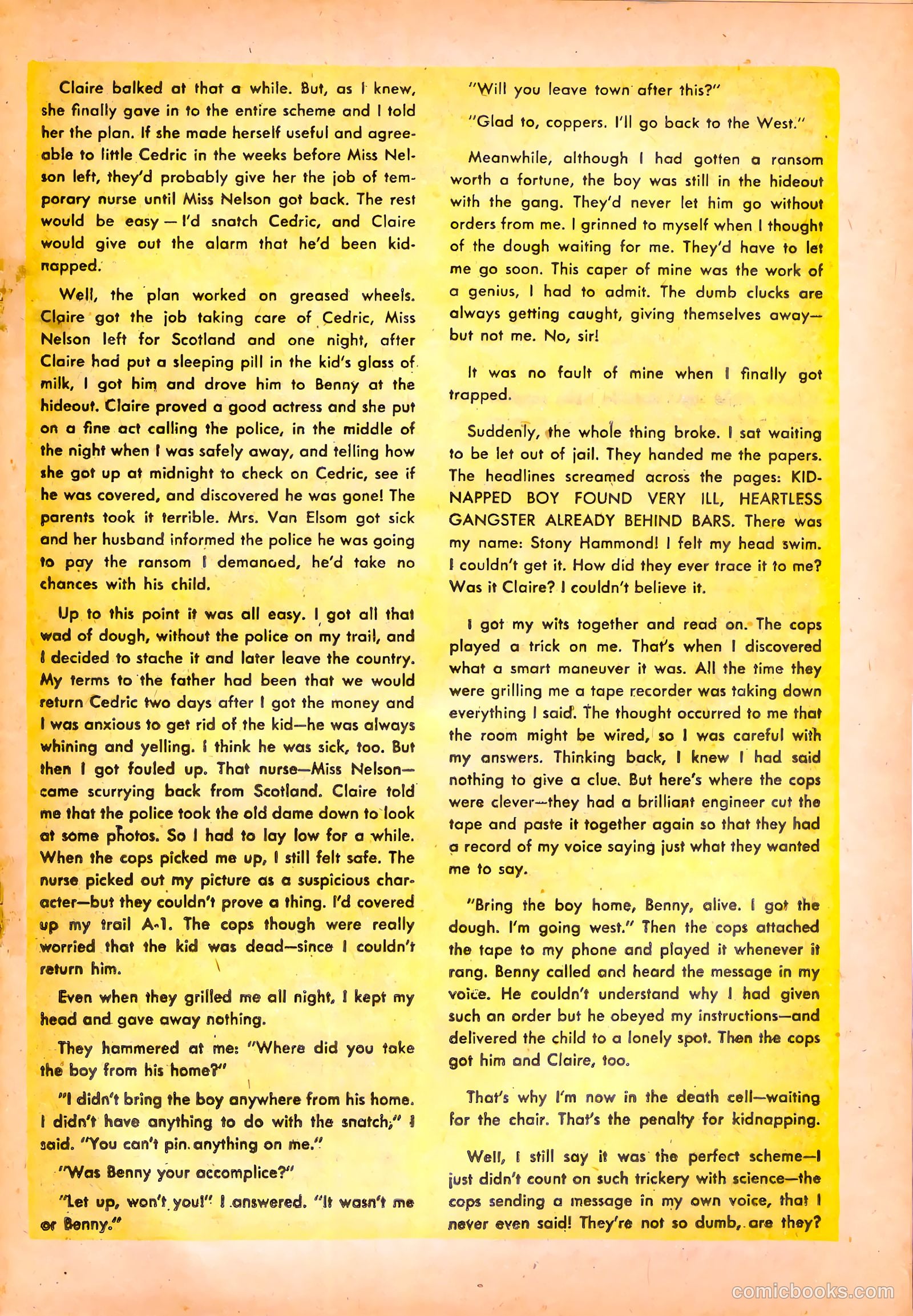 Fight against Crime #12 (1953) — page 18 of 35