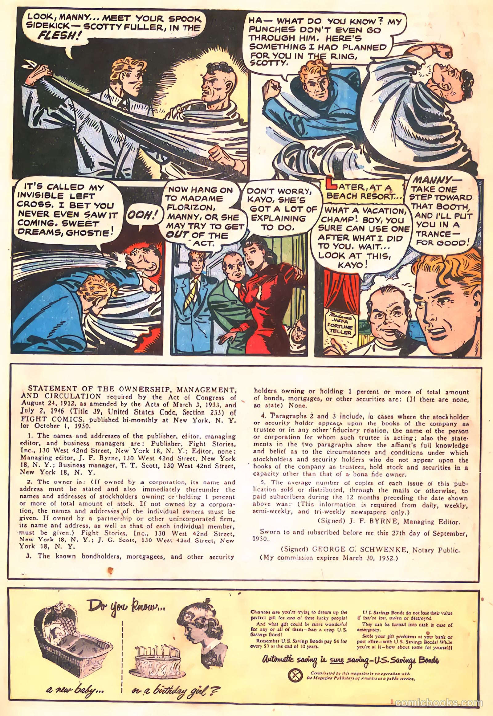 Fight Comics #74 (1951) — page 21 of 36