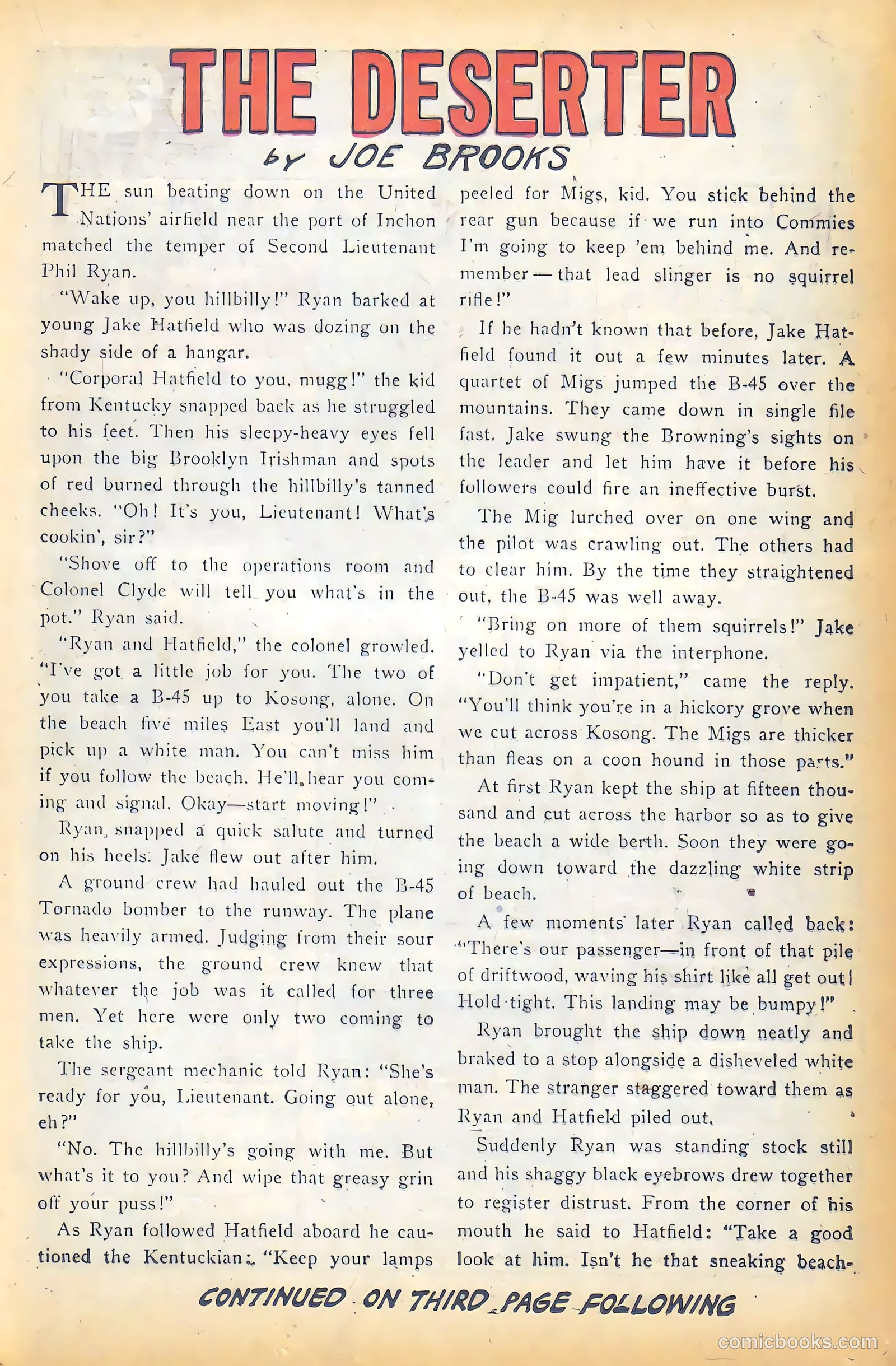 Fight Comics #82 (1952) — page 17 of 36