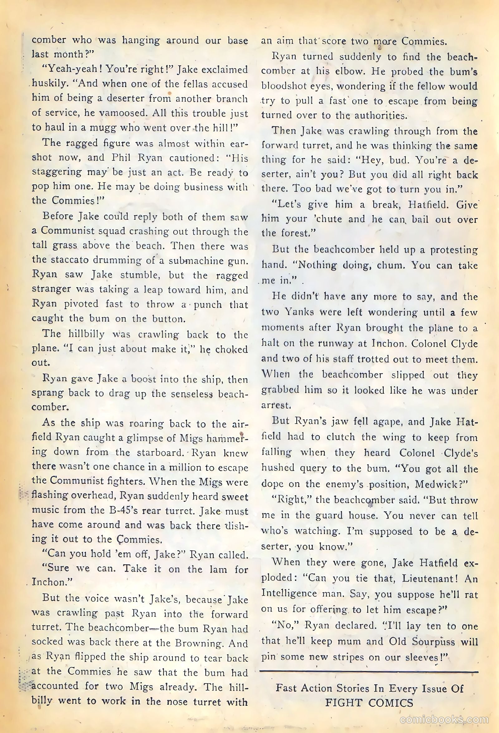 Fight Comics #82 (1952) — page 20 of 36
