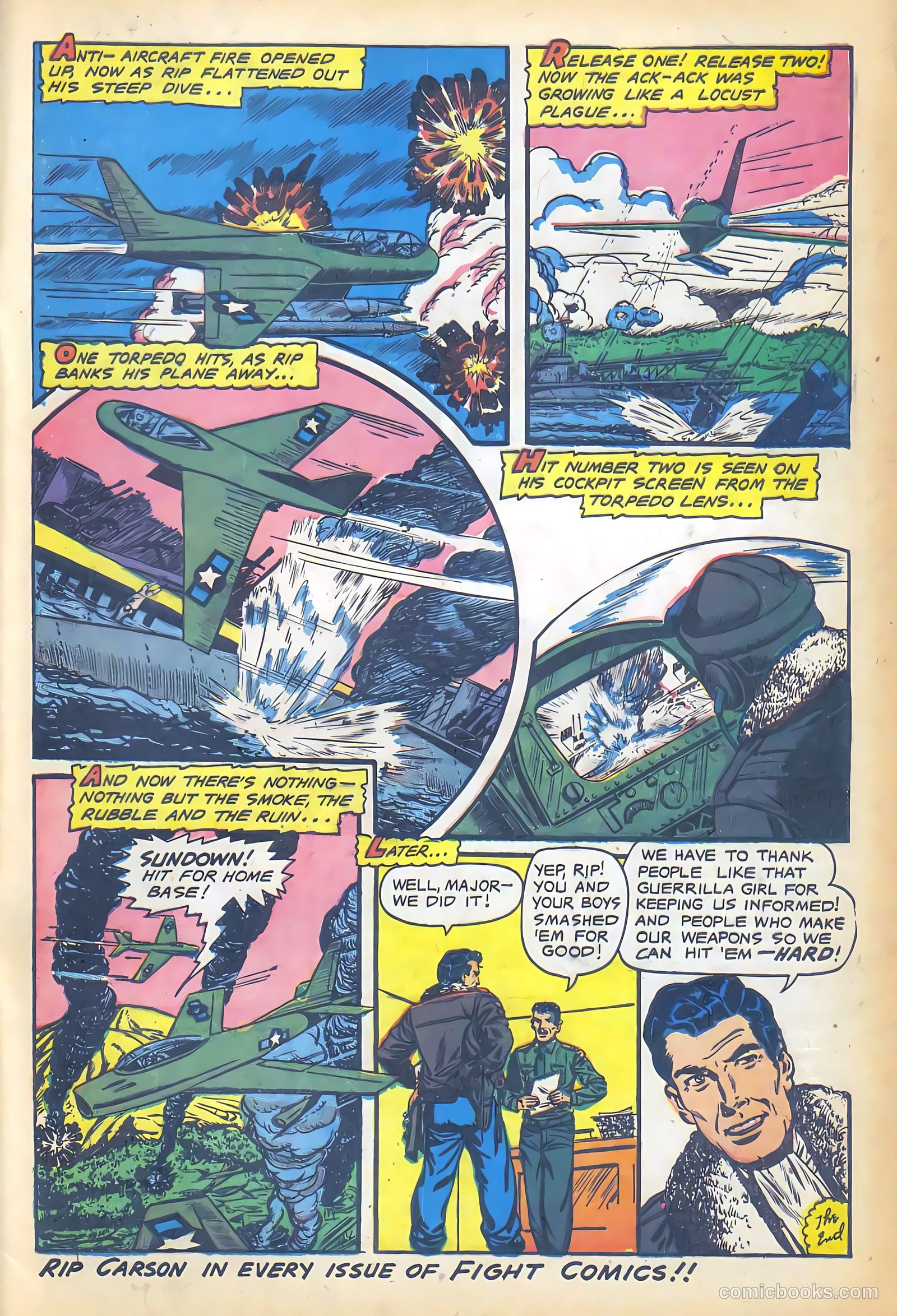 Fight Comics #82 (1952) — page 33 of 36
