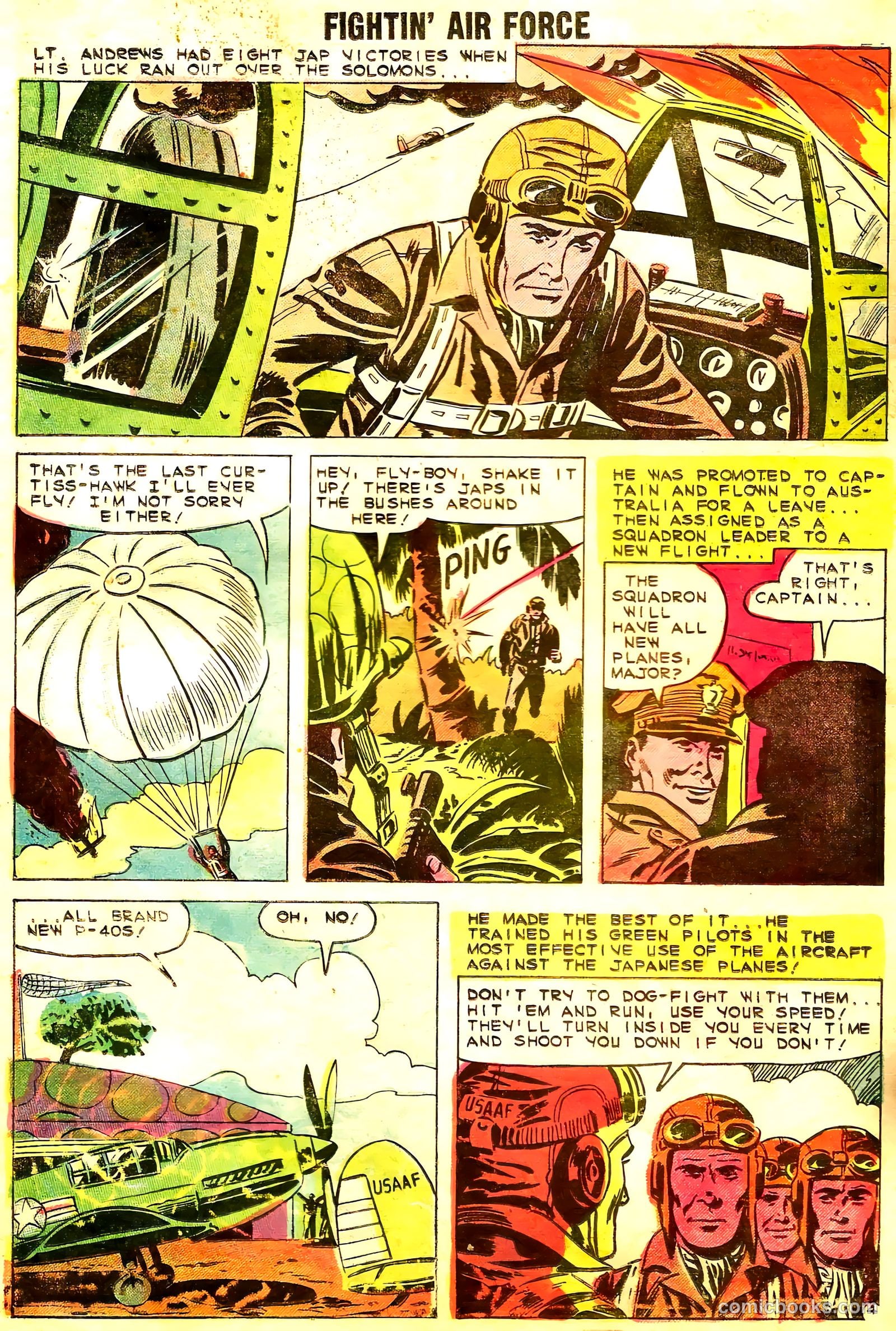 Fightin' Air Force #18 (1959) — page 22 of 32
