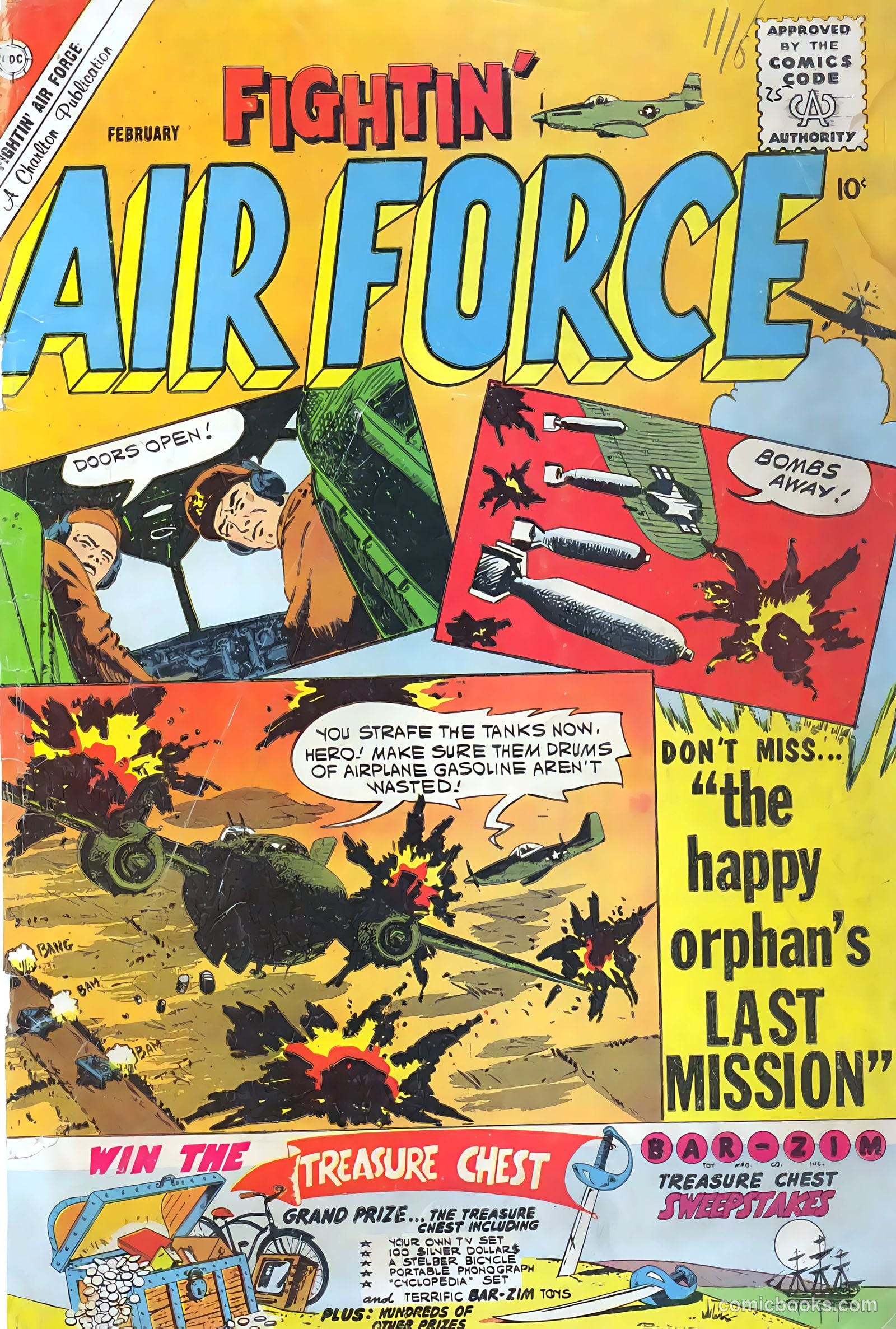 Fightin' Air Force #25 cover