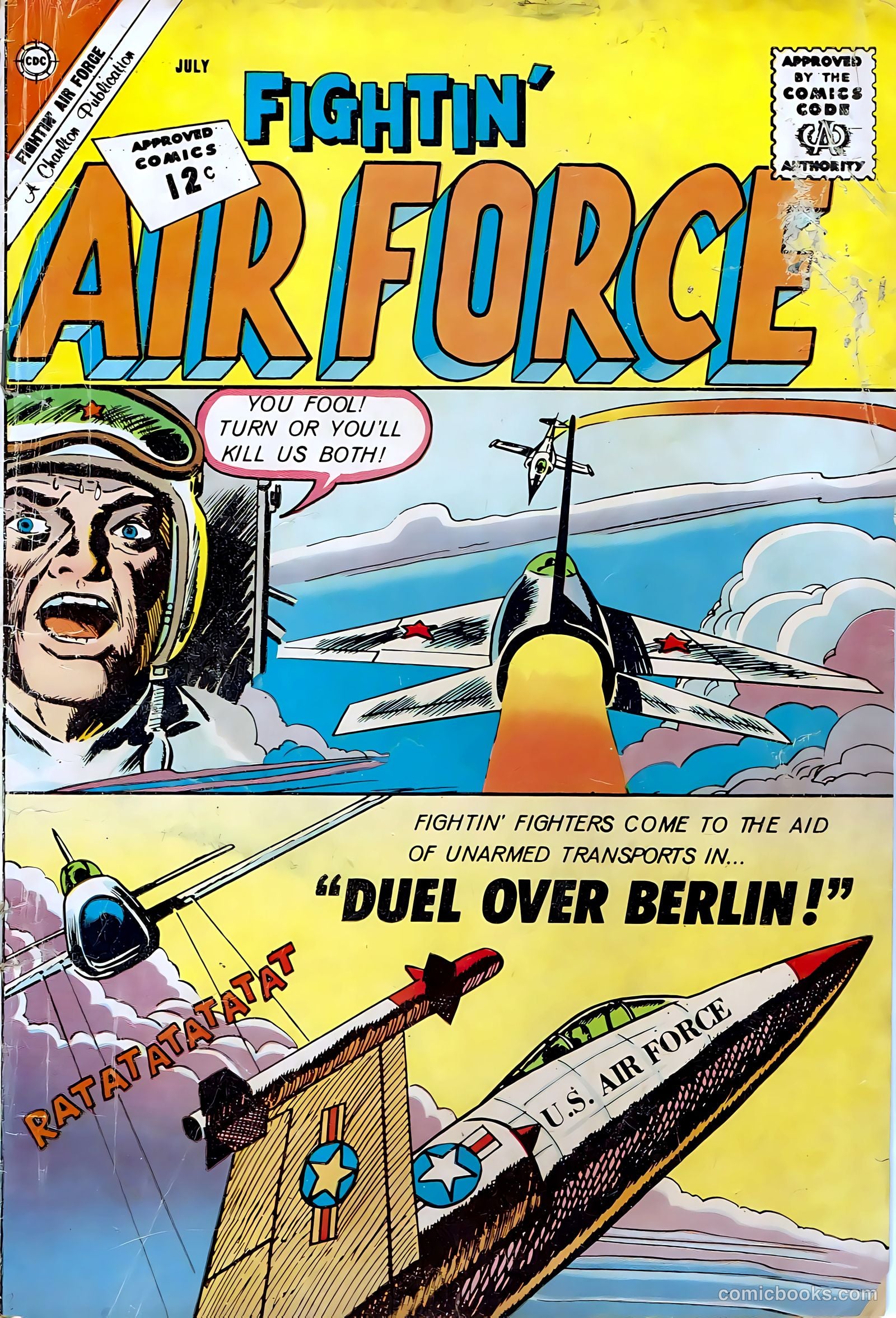 Fightin' Air Force #33 cover