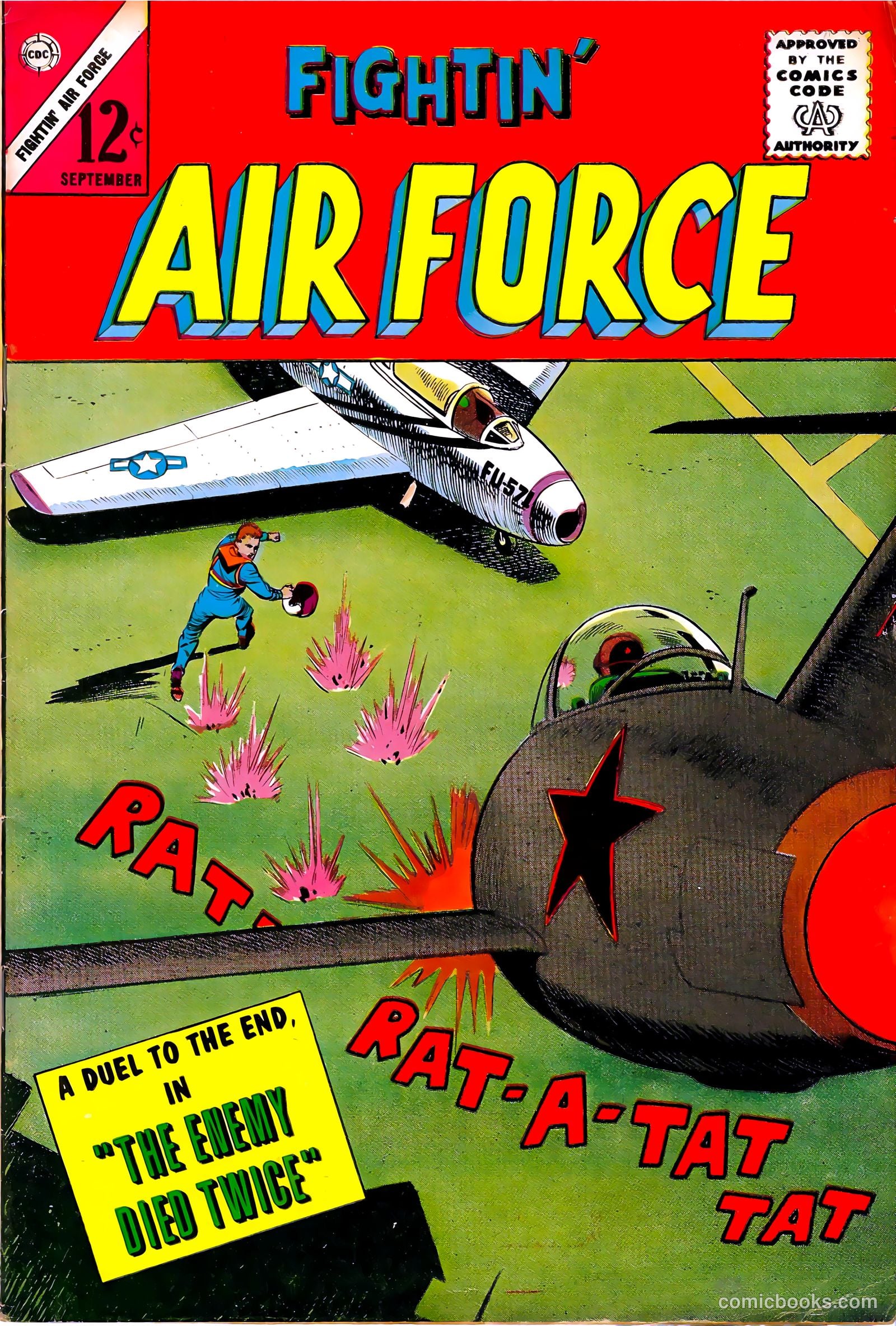 Fightin' Air Force #40 cover