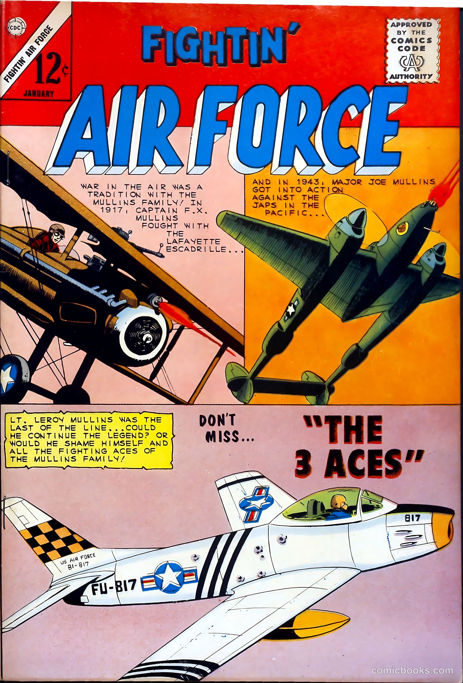 Fightin' Air Force #47 cover