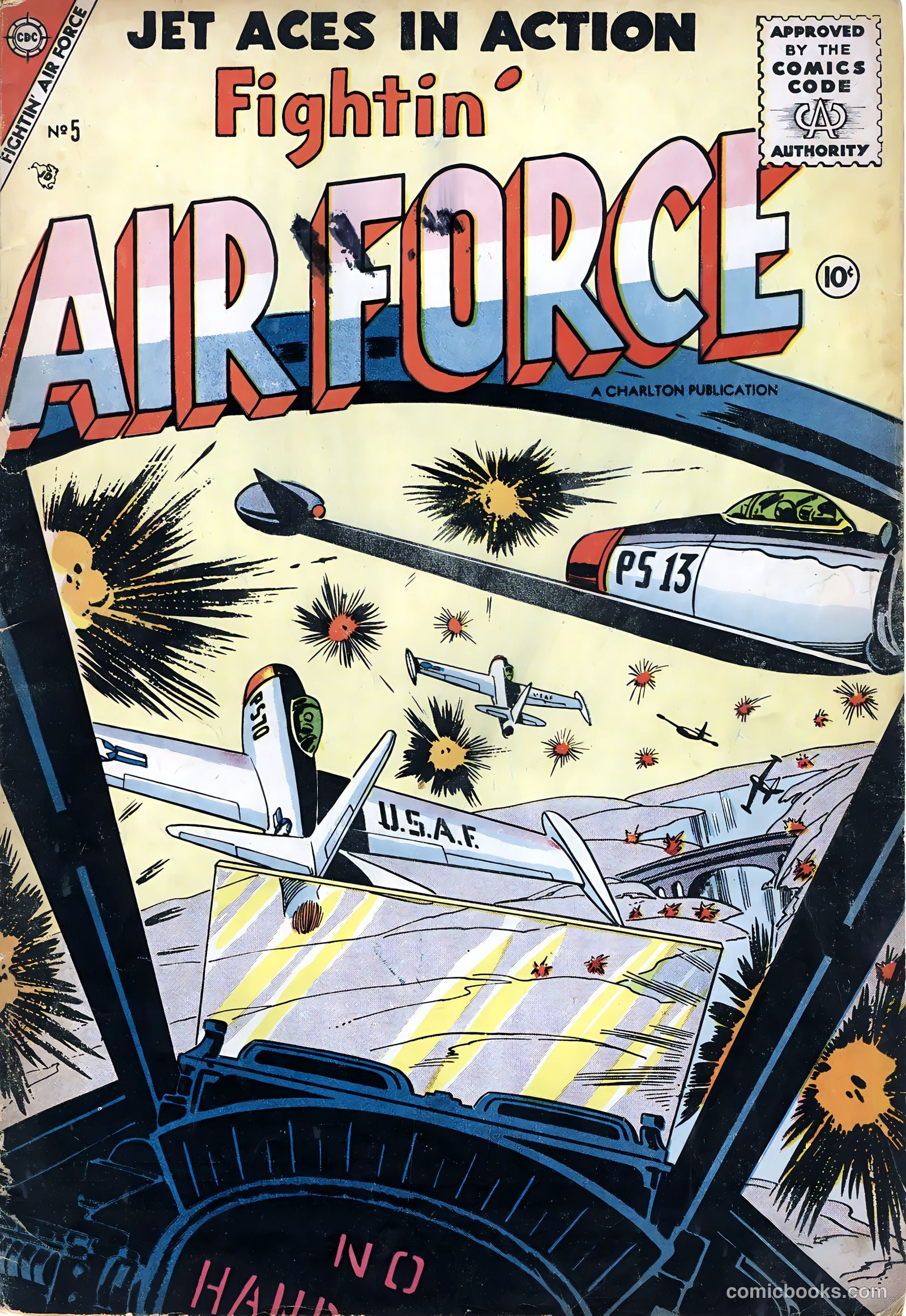 Fightin' Air Force #5 (1956) — page 1 of 36