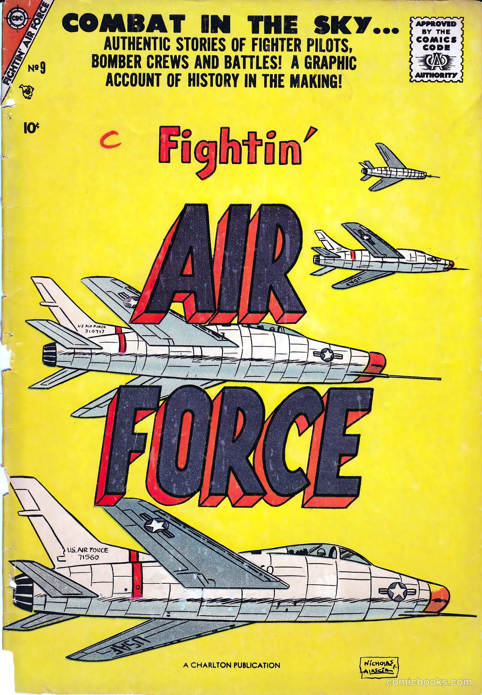 Fightin' Air Force #9 (1957) — page 1 of 37