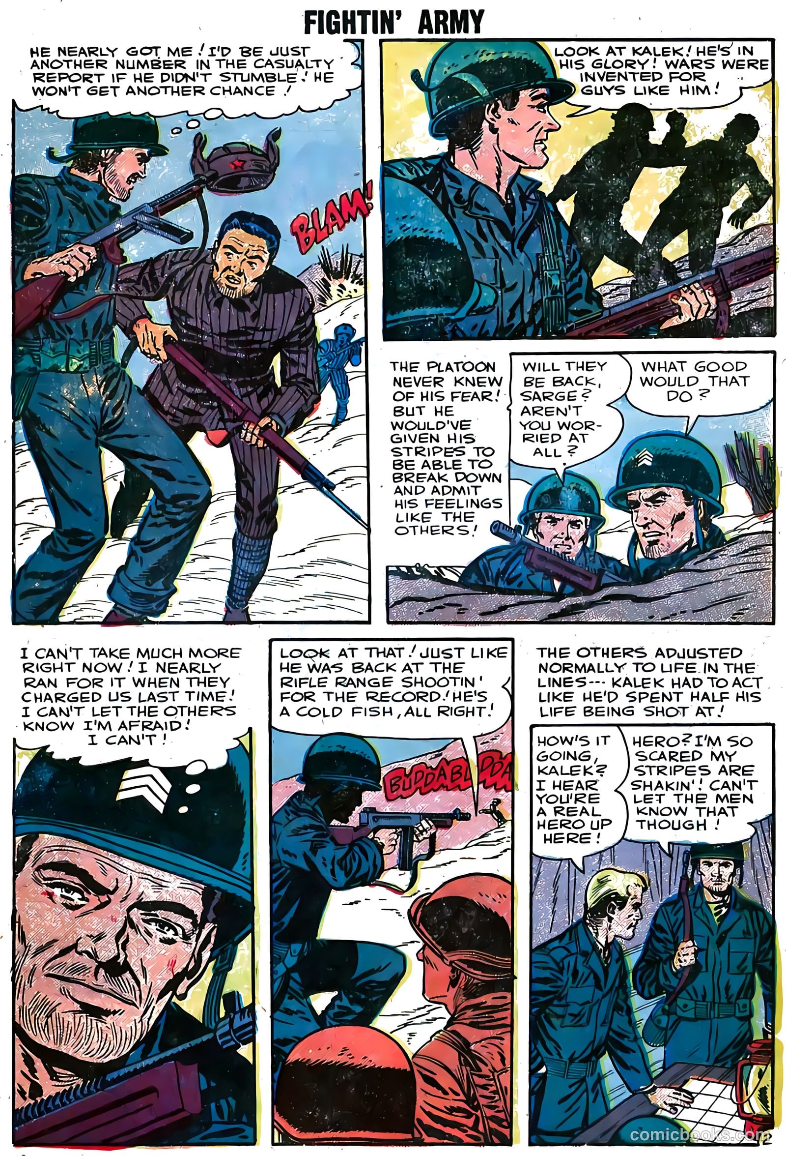 Fightin' Army #21 (1957) — page 3 of 33