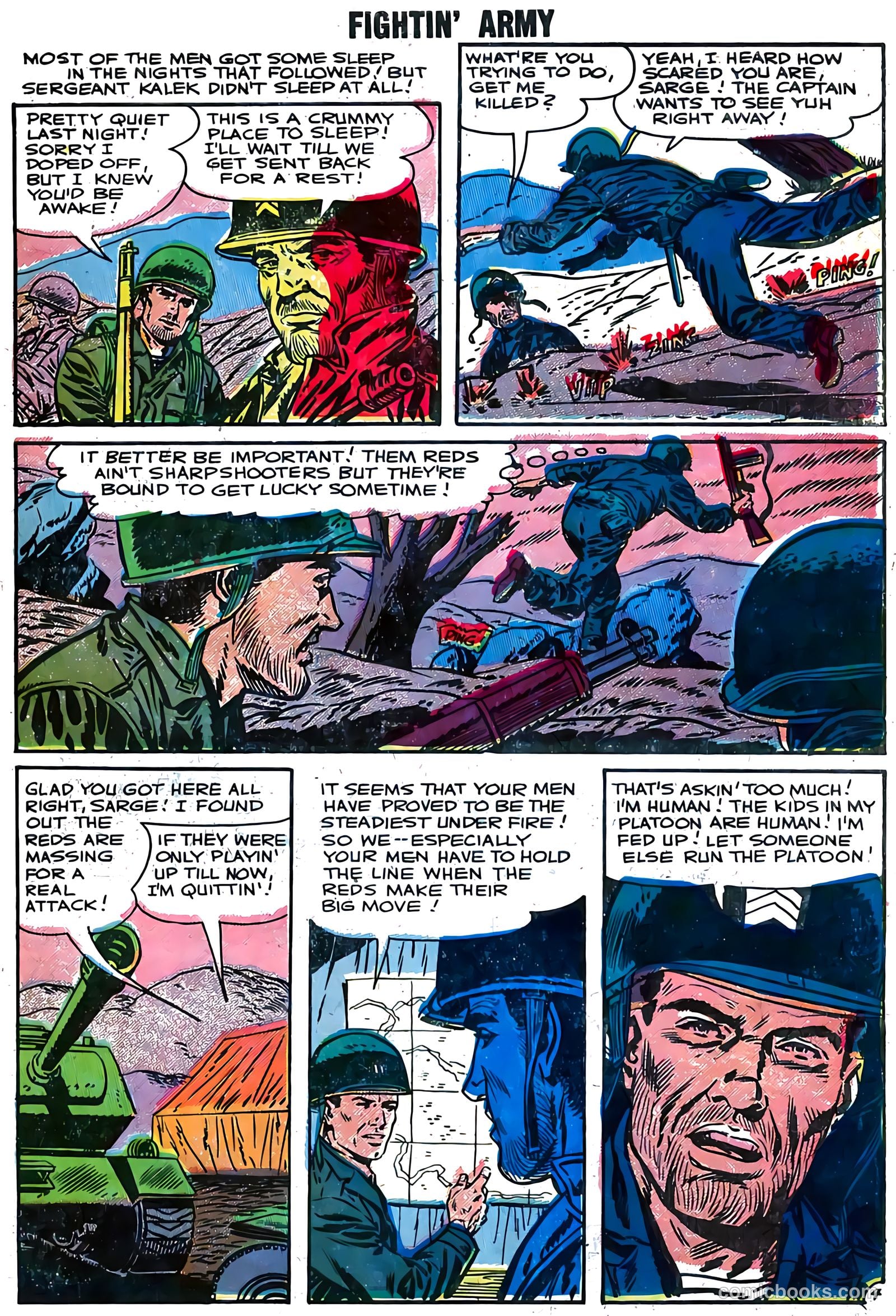 Fightin' Army #21 (1957) — page 6 of 33