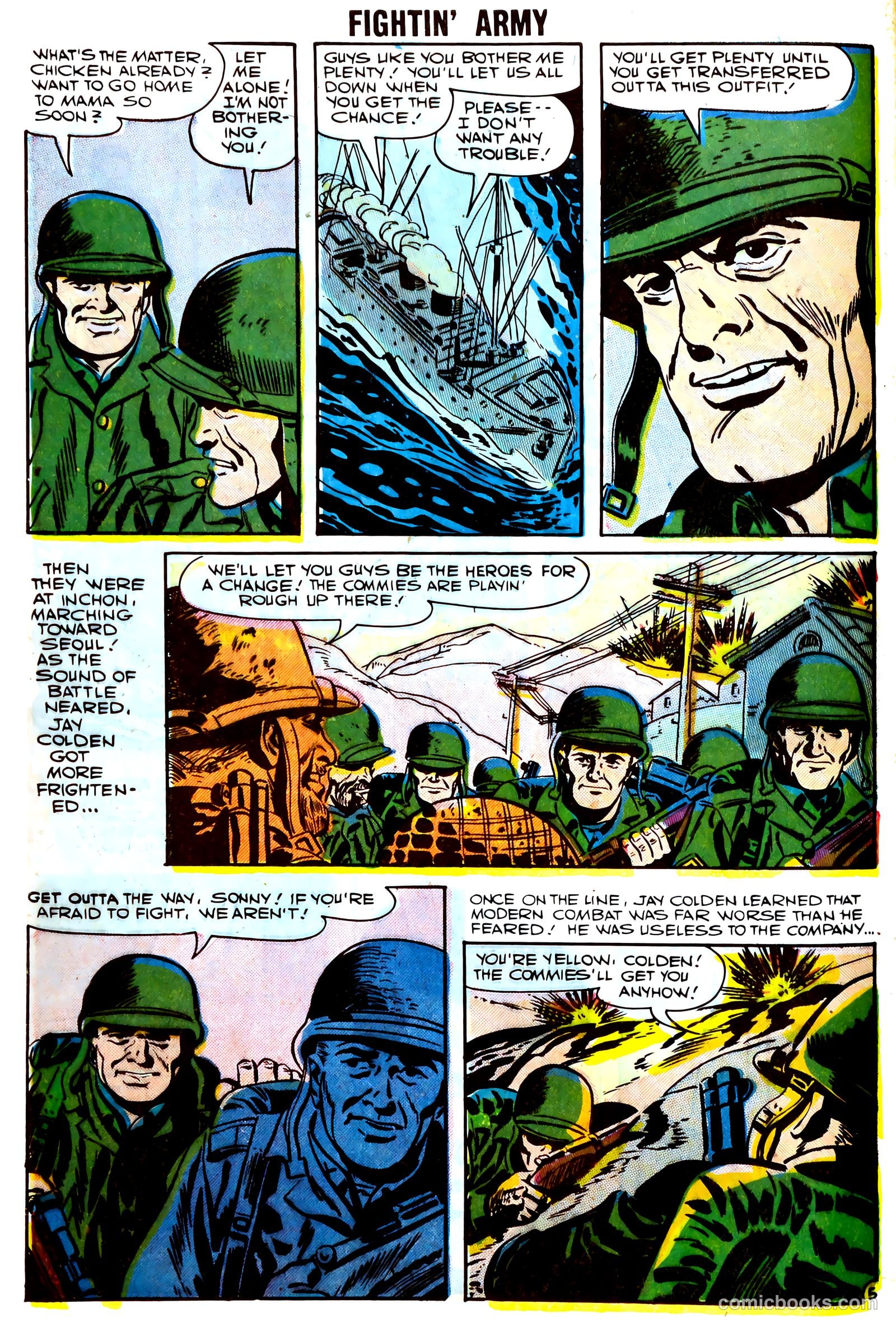 Fightin' Army #22 (1957) — page 8 of 35