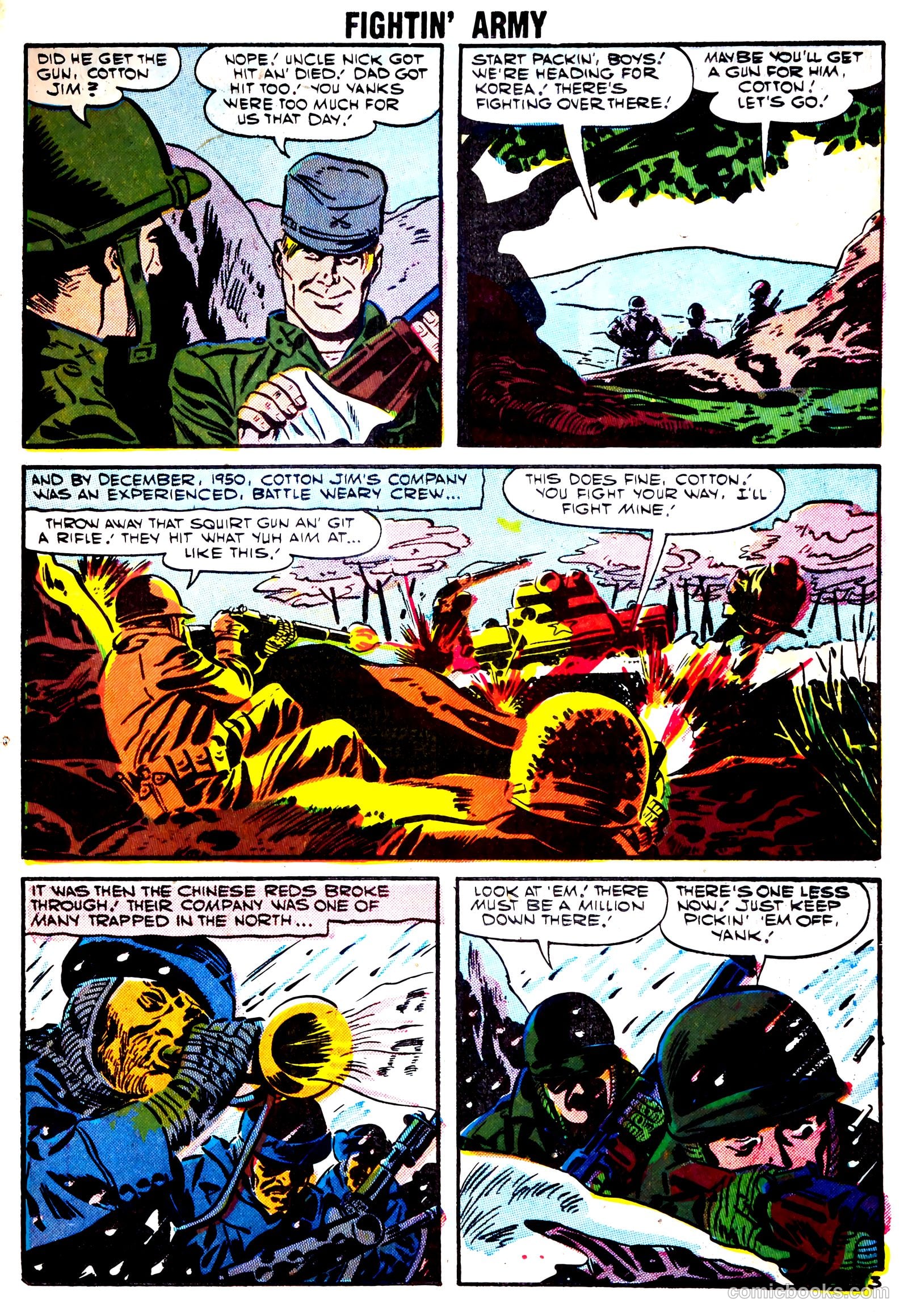 Fightin' Army #22 (1957) — page 22 of 35